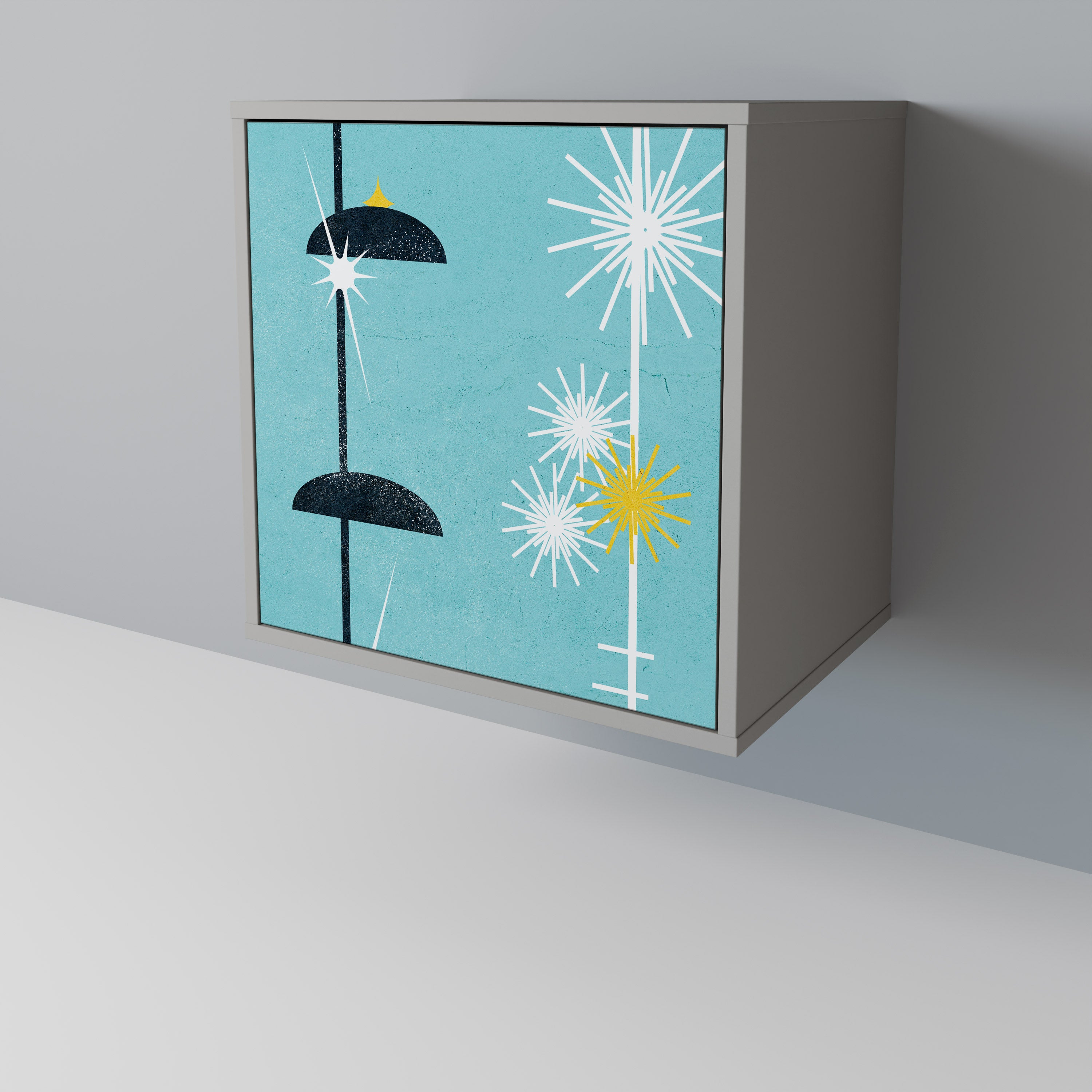 PATHS TO HAPPINESS Komoda 1-drzwiowa korpus Szary