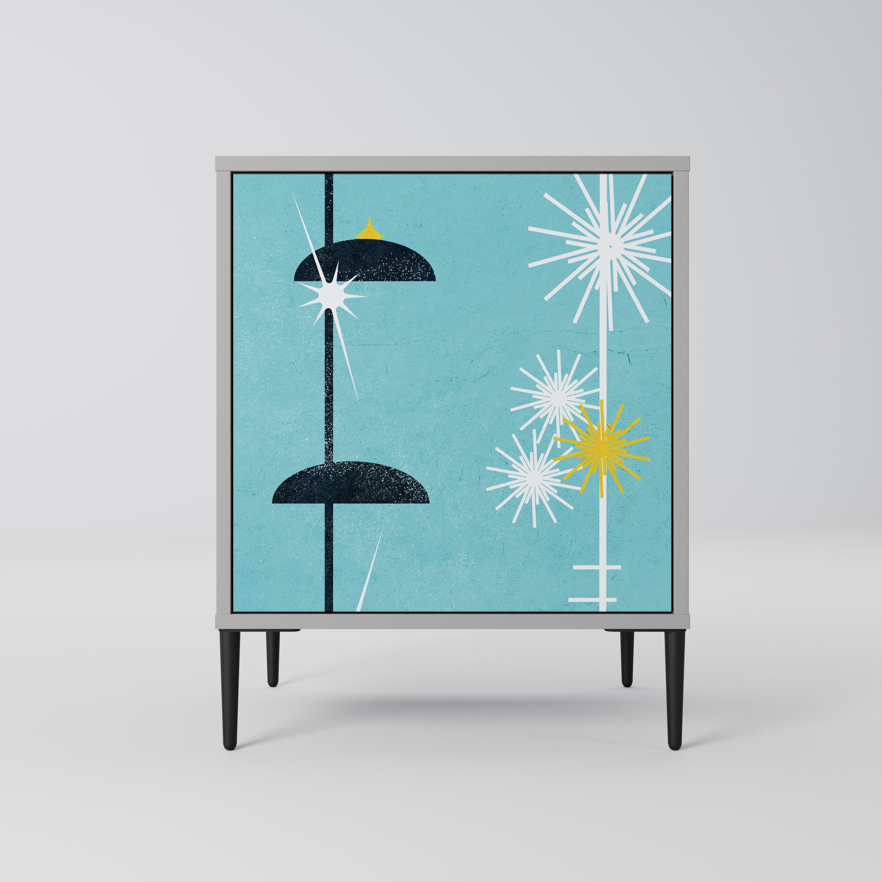 PATHS TO HAPPINESS Komoda 1-drzwiowa korpus Szary