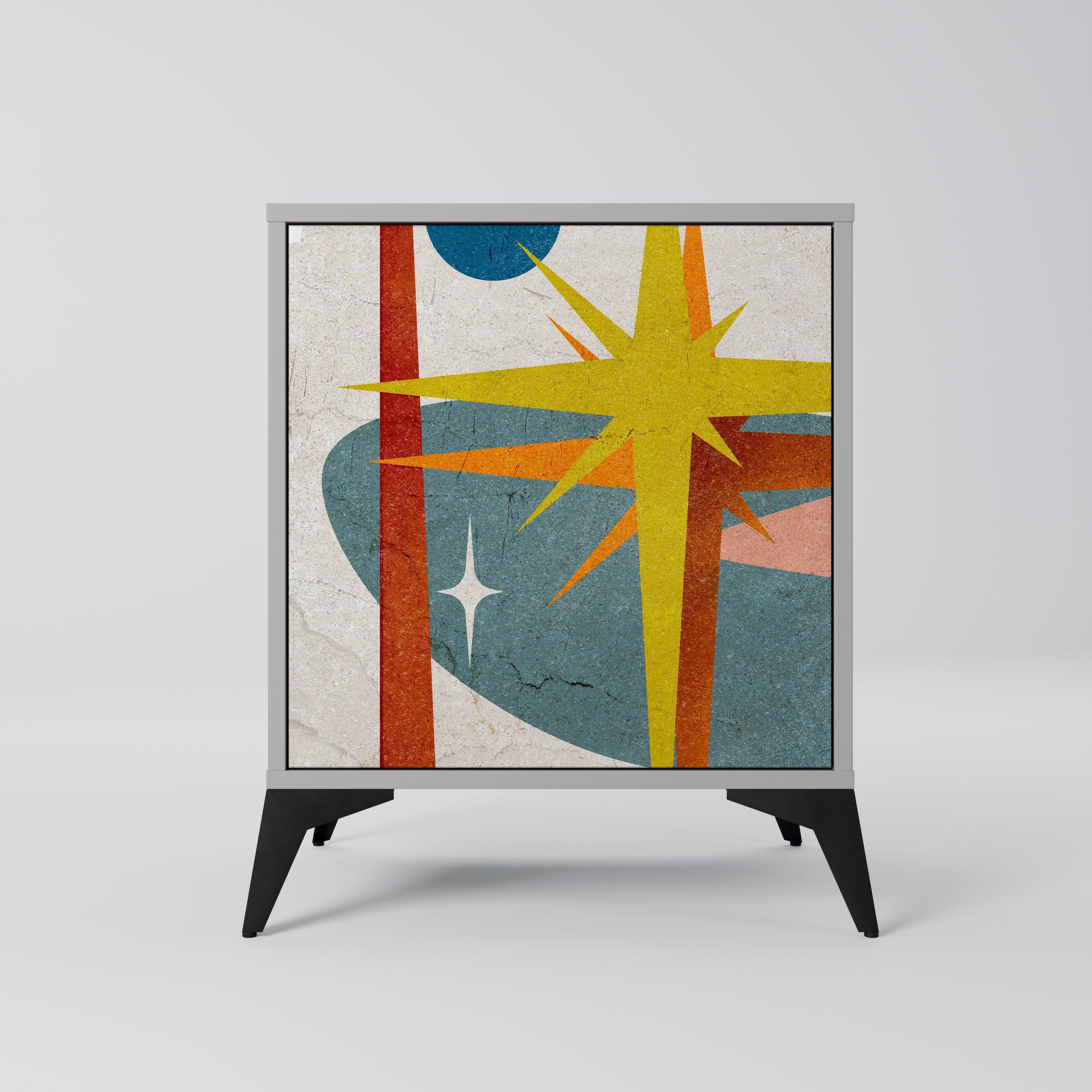 INTERSTELLAR VIBES Komoda 1-drzwiowa korpus Szary