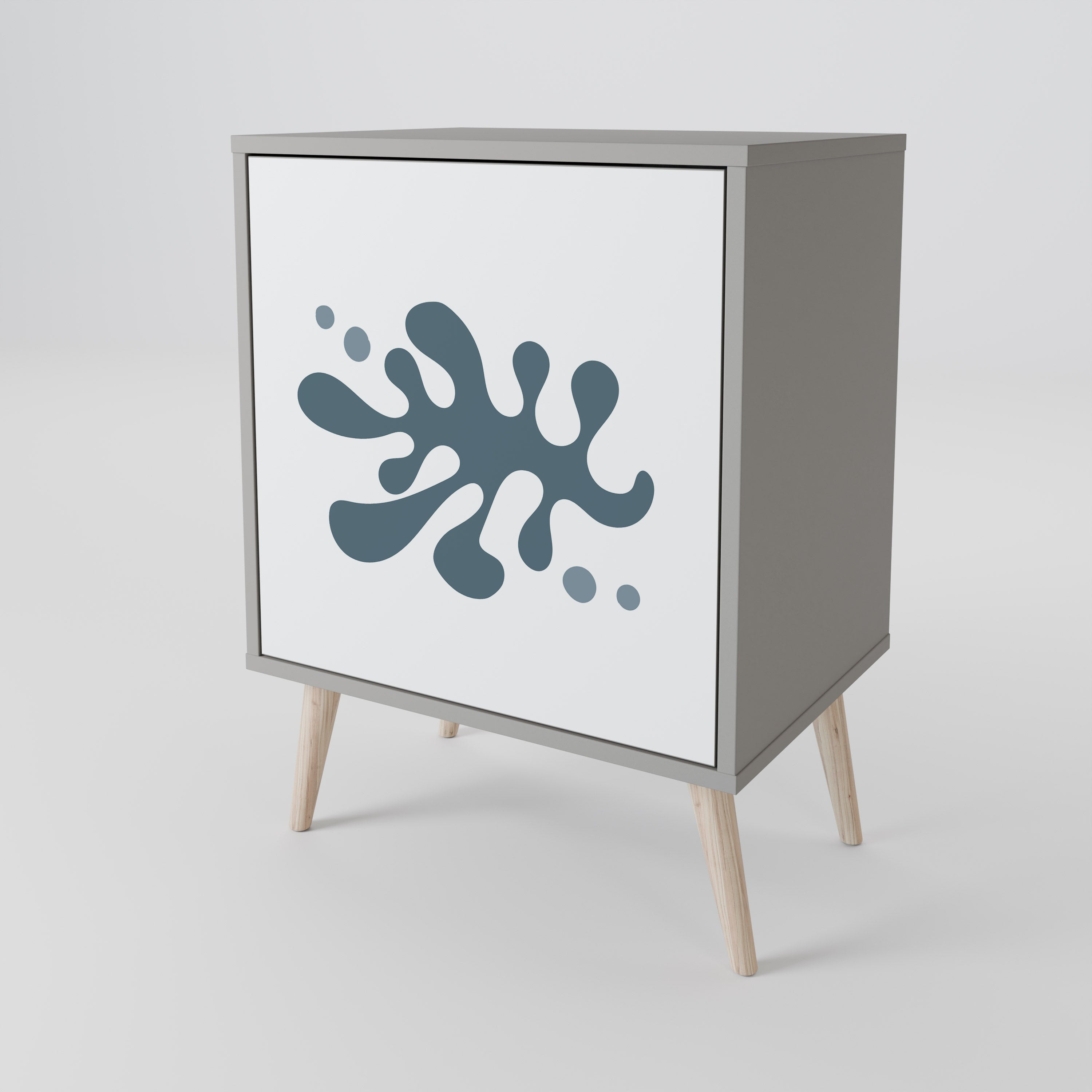 WONDERLAND VEGETATION Komoda 1-drzwiowa korpus Szary