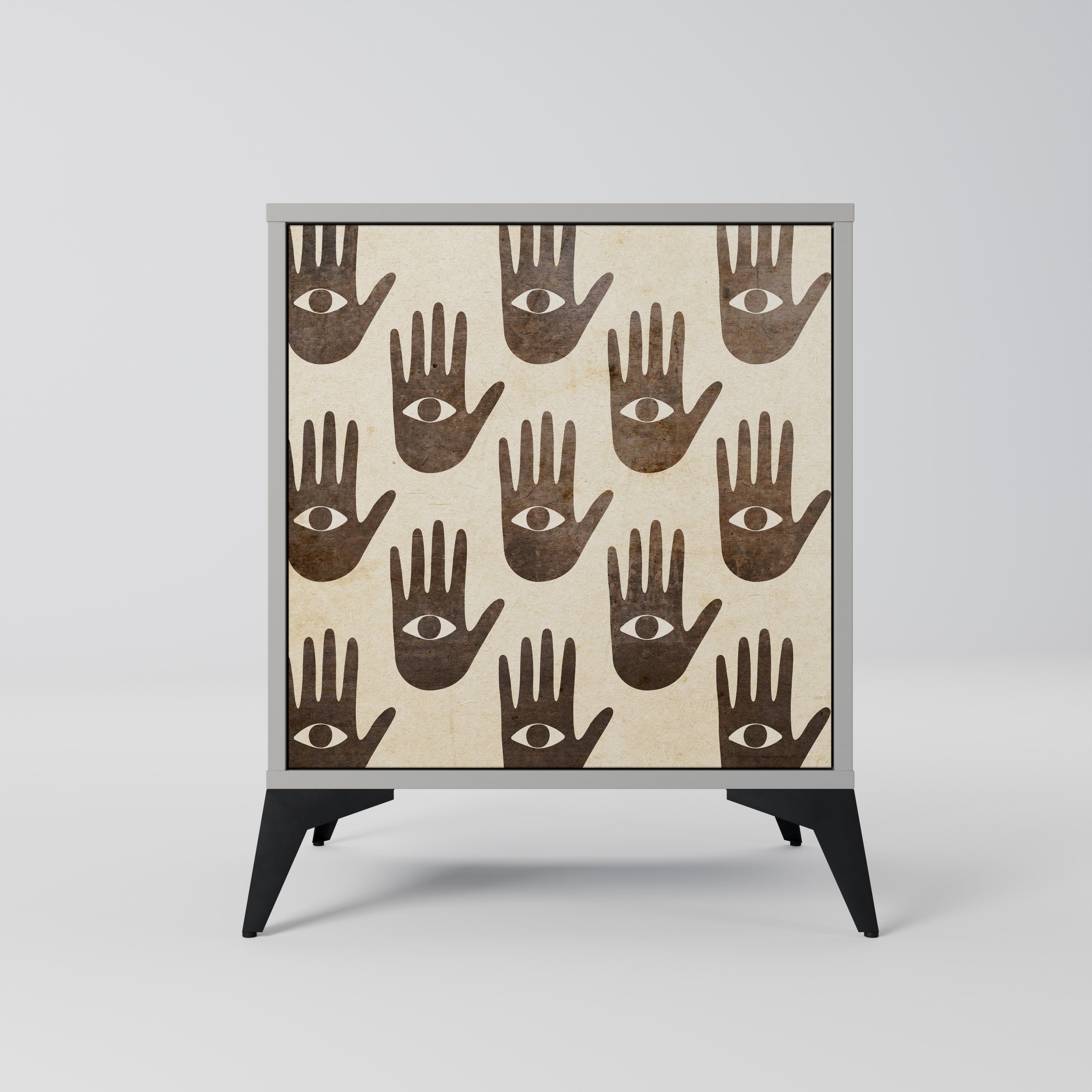 SEE MORE Komoda 1-drzwiowa korpus Szary