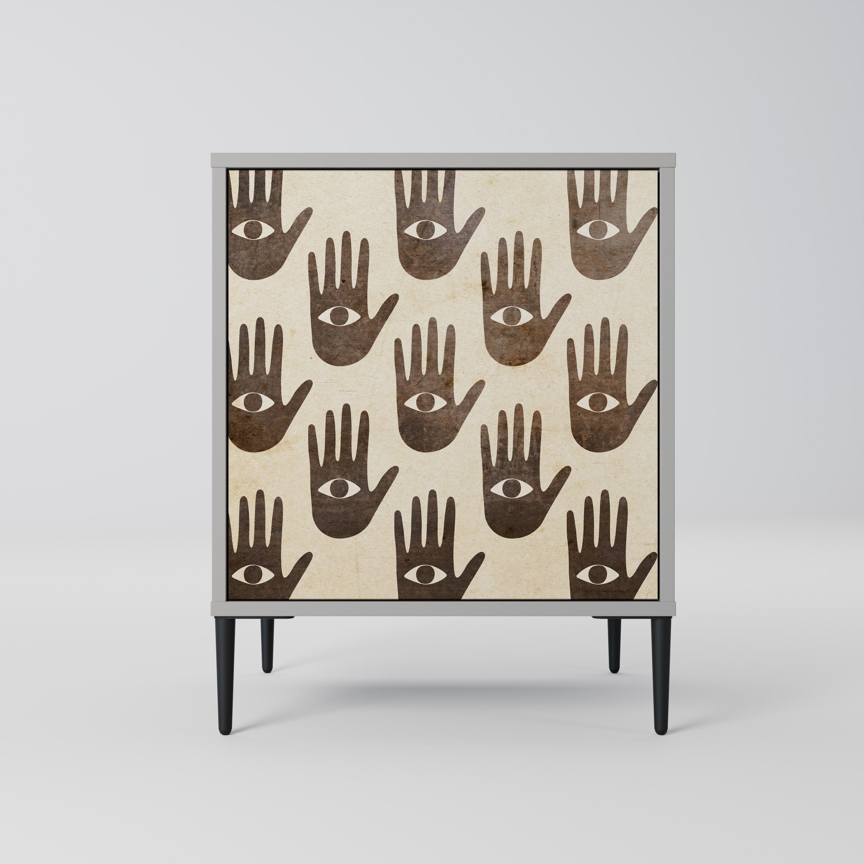 SEE MORE Komoda 1-drzwiowa korpus Szary