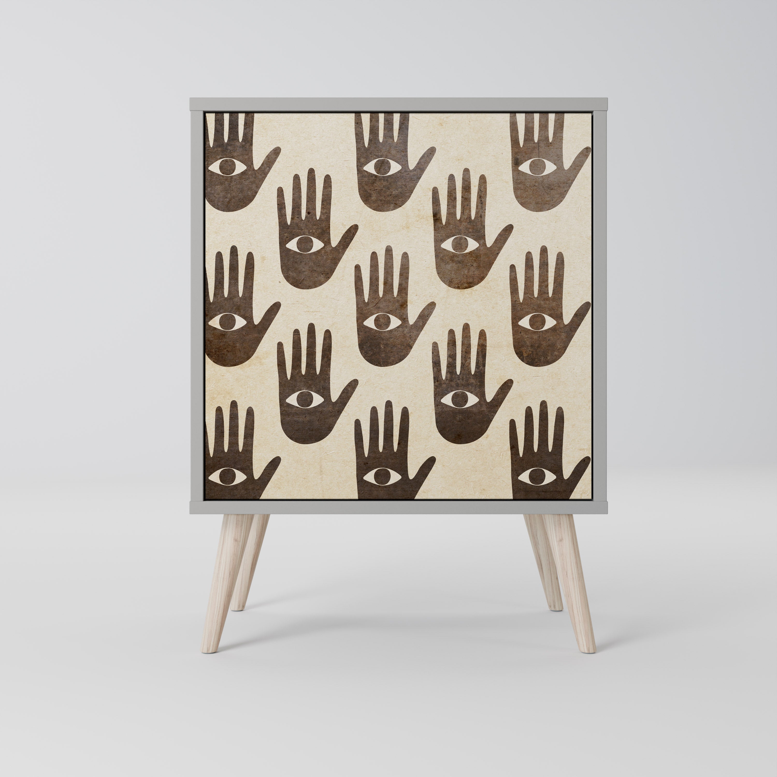 SEE MORE Komoda 1-drzwiowa korpus Szary