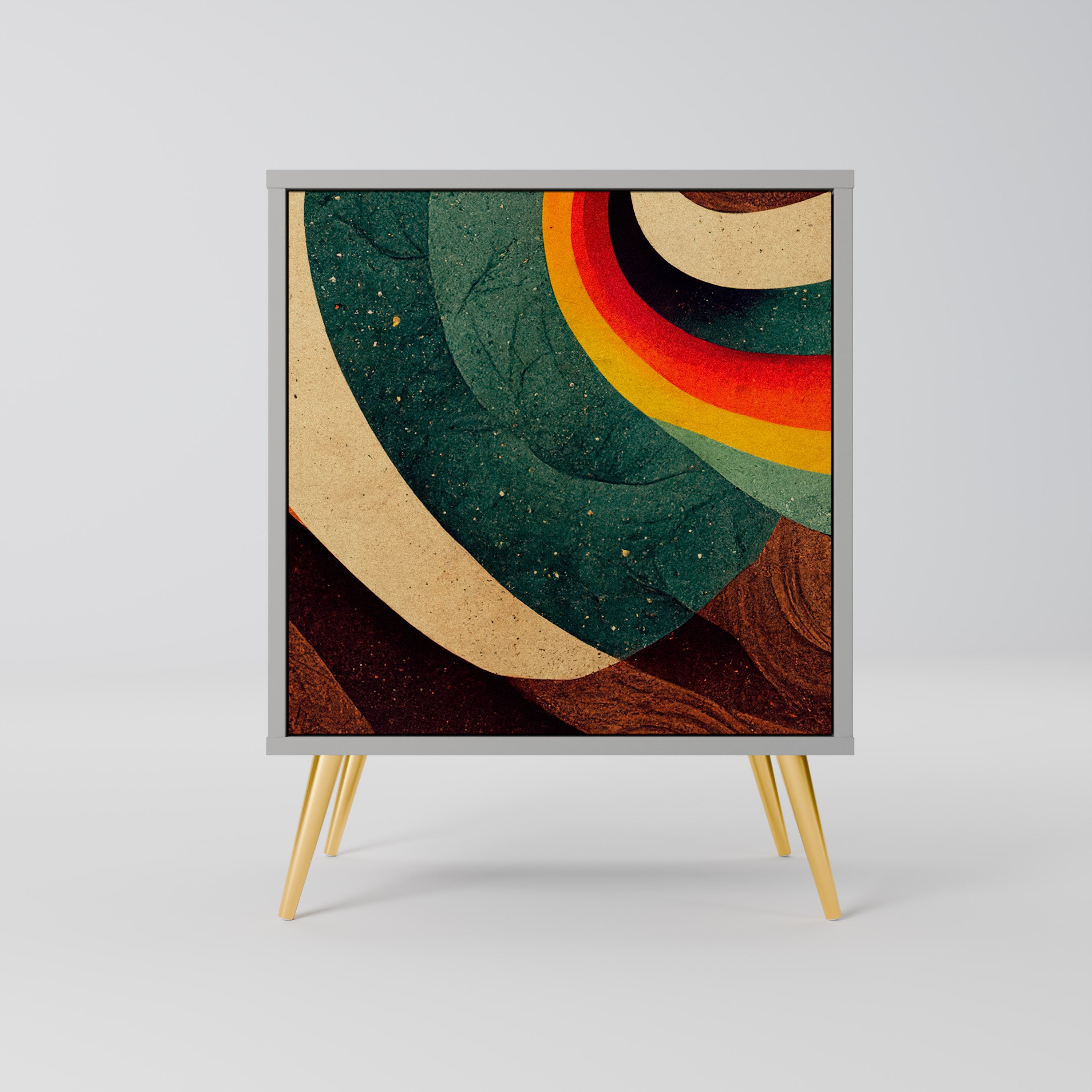 COLORFUL STRANDS Komoda 1-drzwiowa korpus Szary