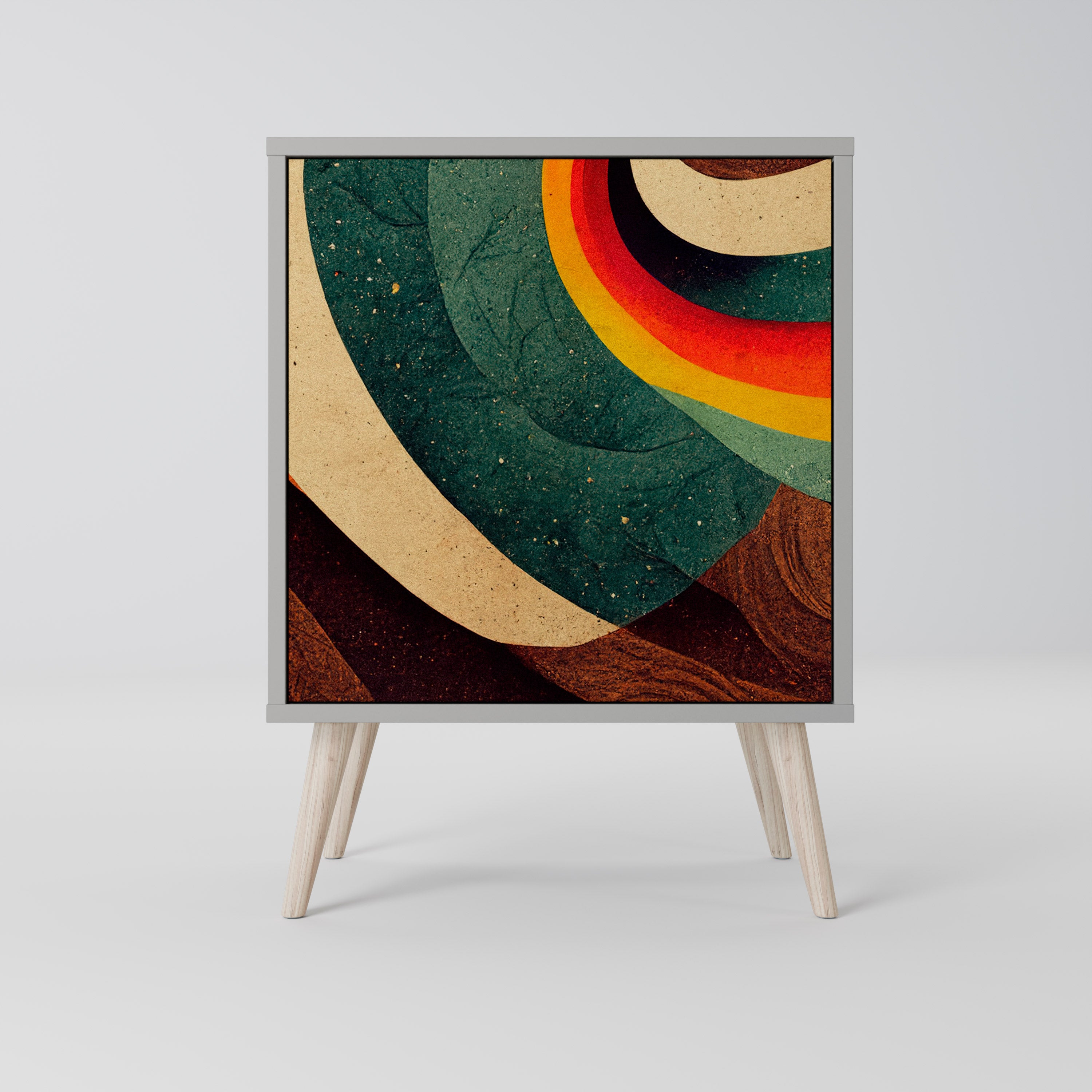 COLORFUL STRANDS Komoda 1-drzwiowa korpus Szary