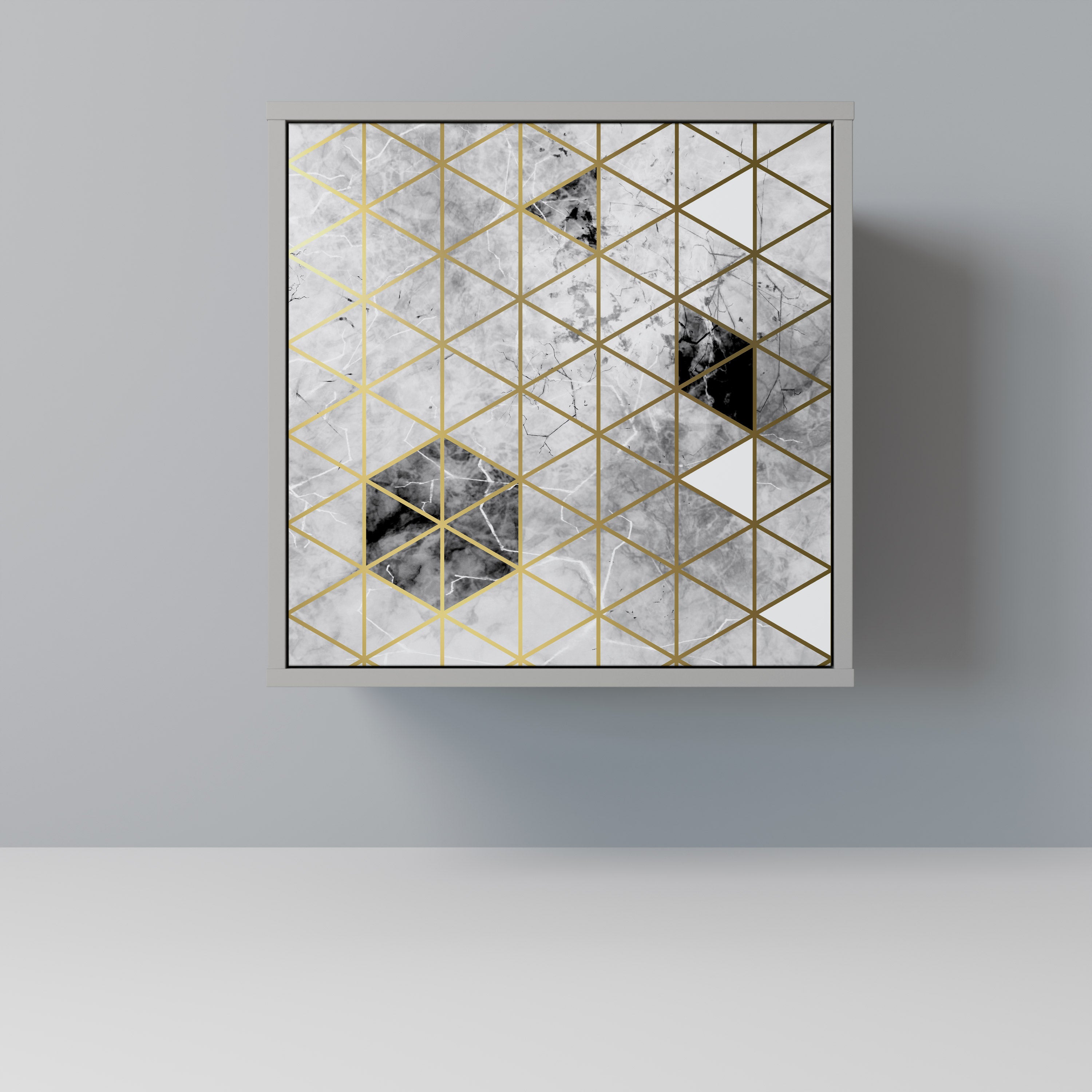 ASHEN ARIA Komoda 1-drzwiowa korpus Szary