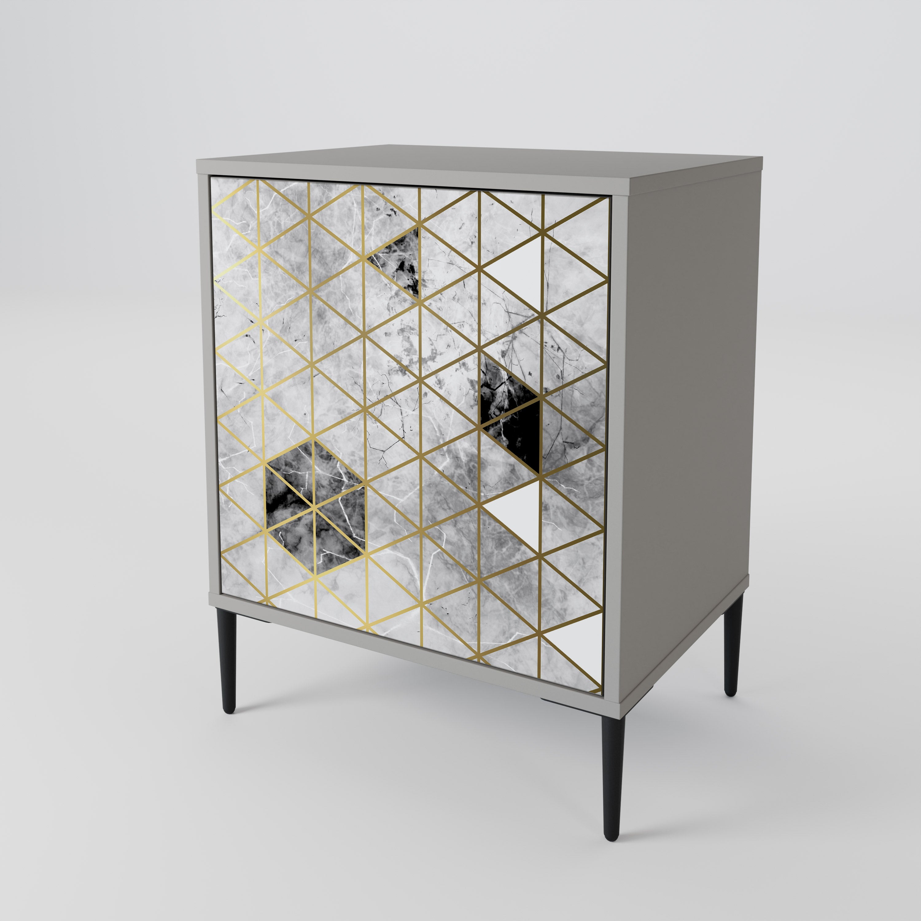 ASHEN ARIA Komoda 1-drzwiowa korpus Szary