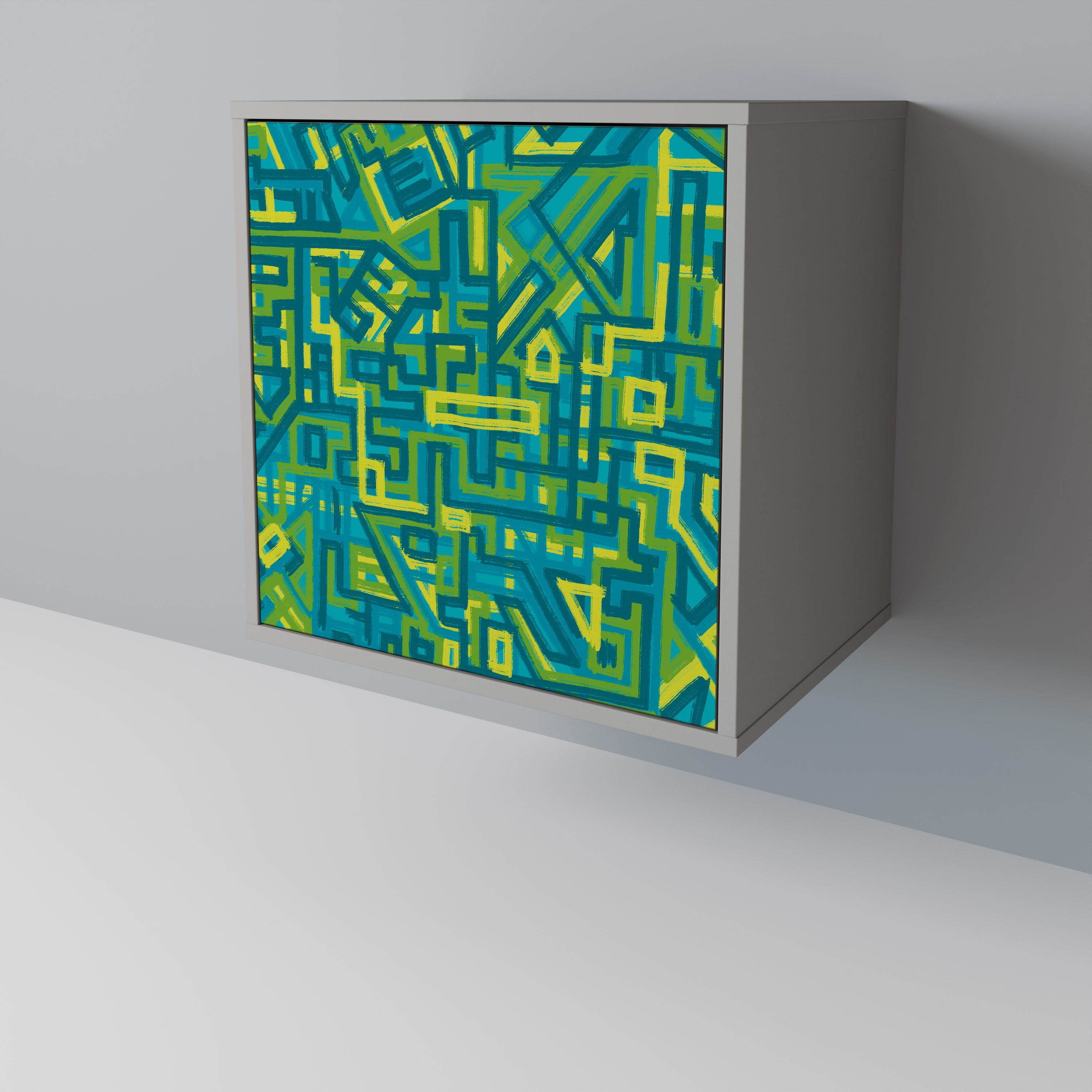 NOSTALGIC MEMORIES Komoda 1-drzwiowa korpus Szary