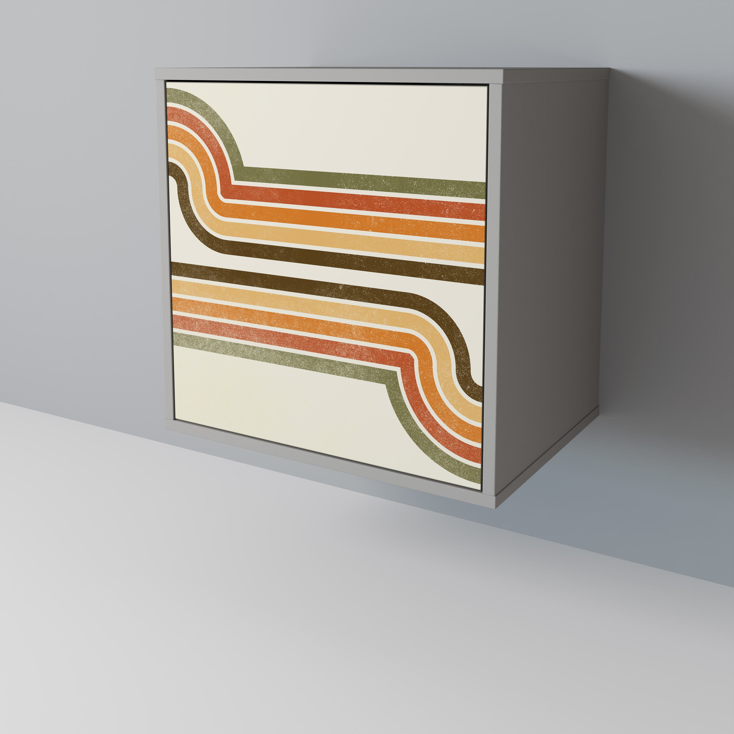 EXCEPTIONAL STREAM Komoda 1-drzwiowa korpus Szary