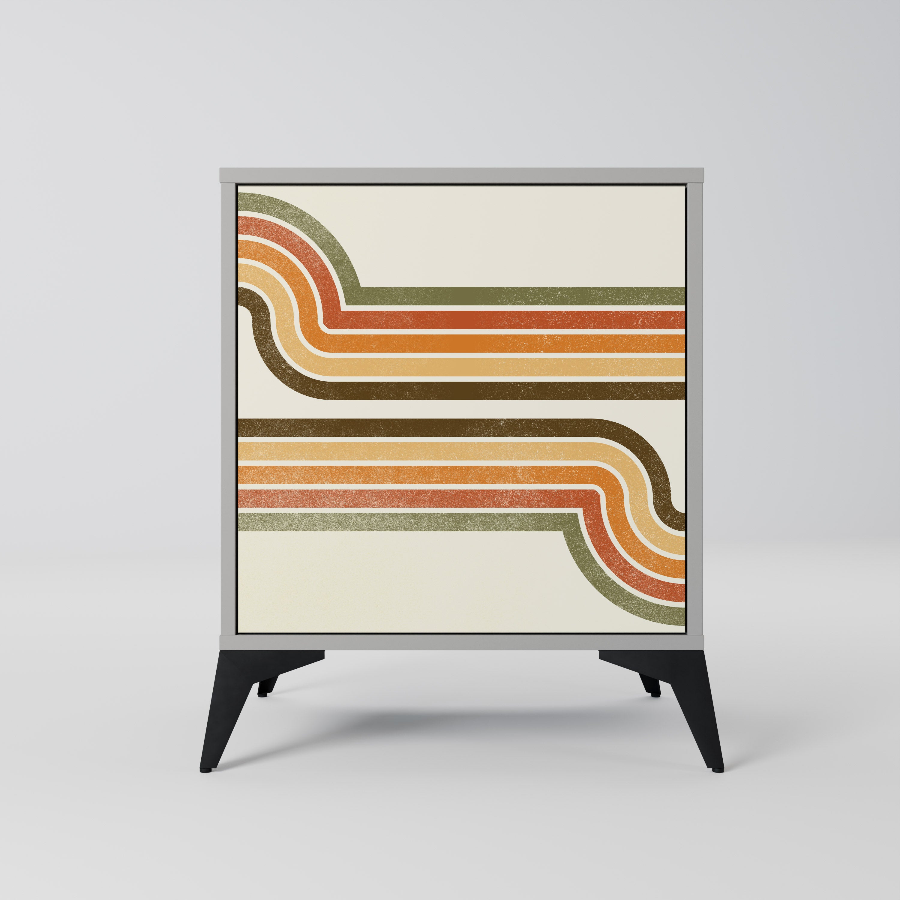 EXCEPTIONAL STREAM Komoda 1-drzwiowa korpus Szary