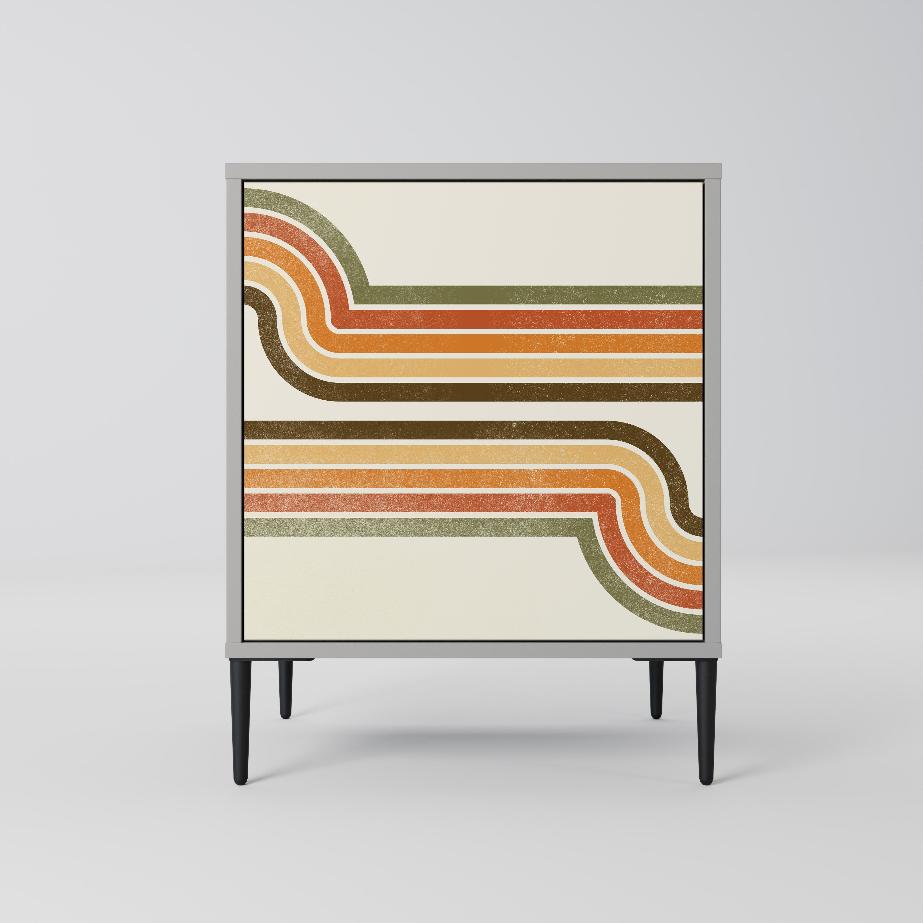 EXCEPTIONAL STREAM Komoda 1-drzwiowa korpus Szary