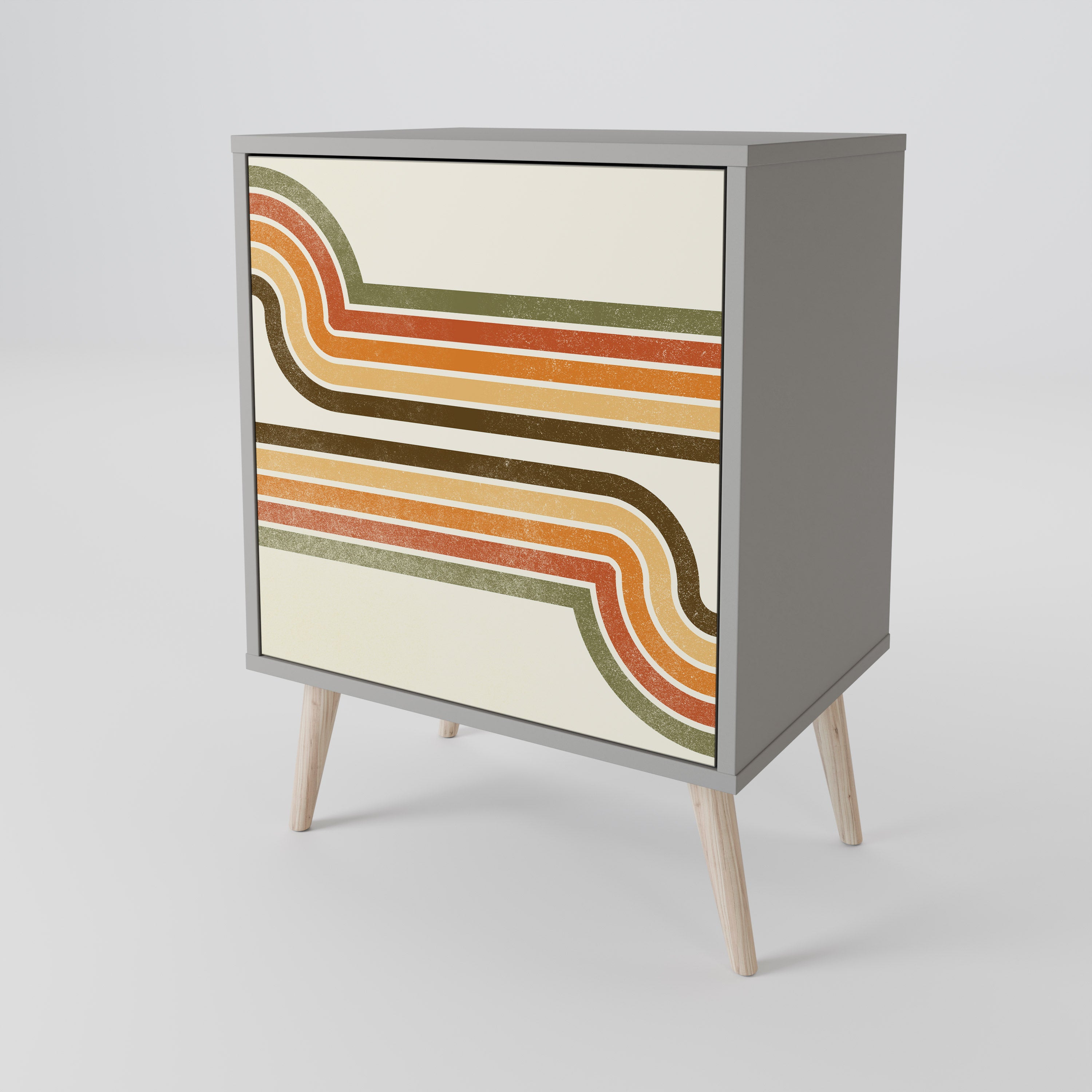 EXCEPTIONAL STREAM Komoda 1-drzwiowa korpus Szary