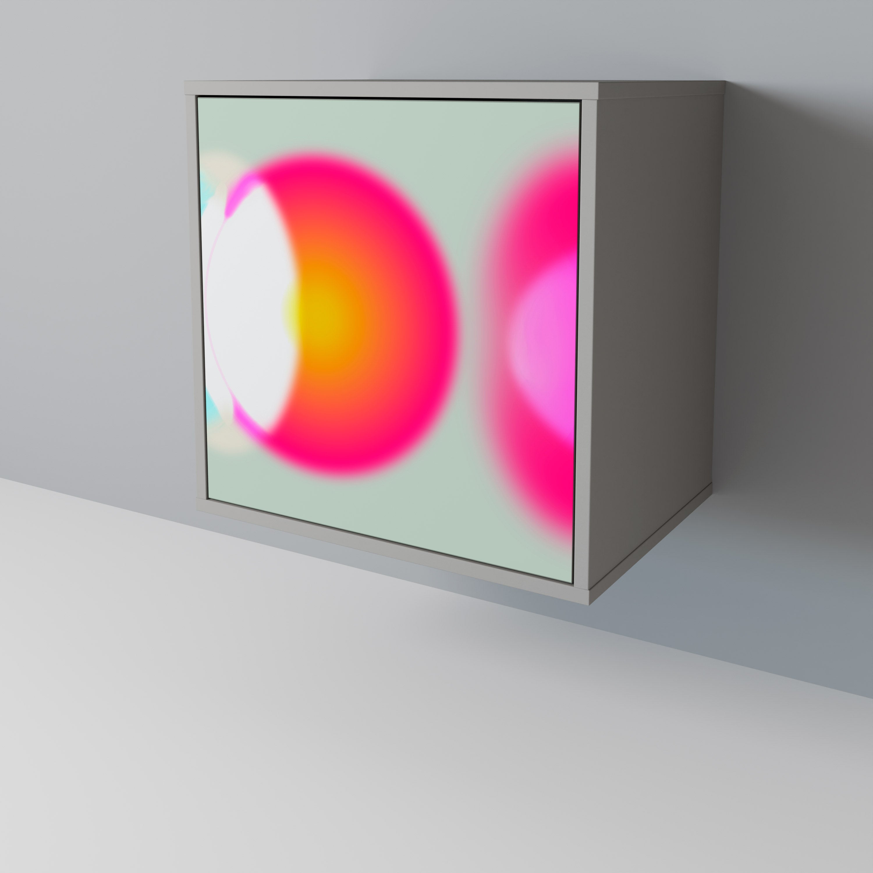 SYMPHONY OF COLORS Komoda 1-drzwiowa korpus Szary