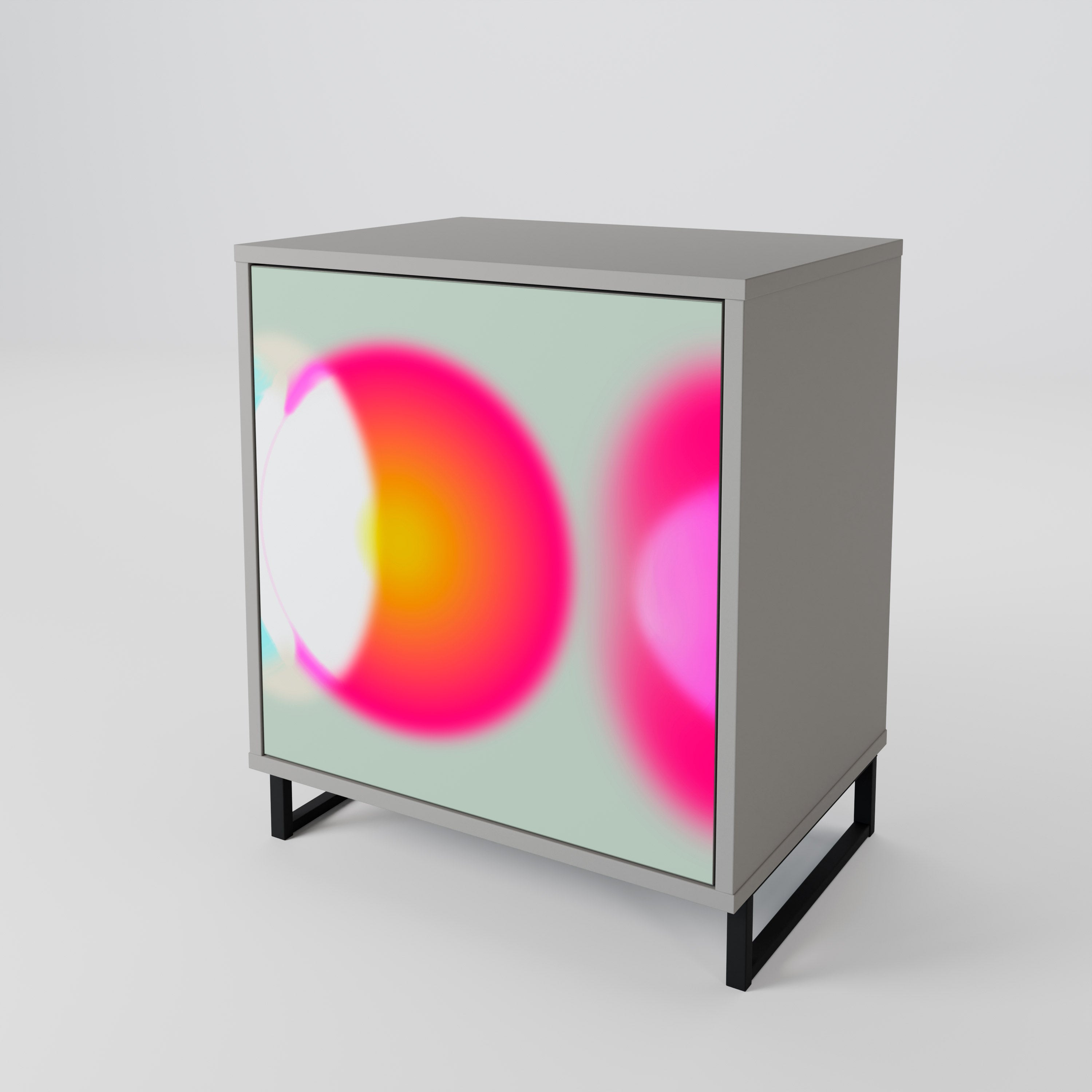 SYMPHONY OF COLORS Komoda 1-drzwiowa korpus Szary