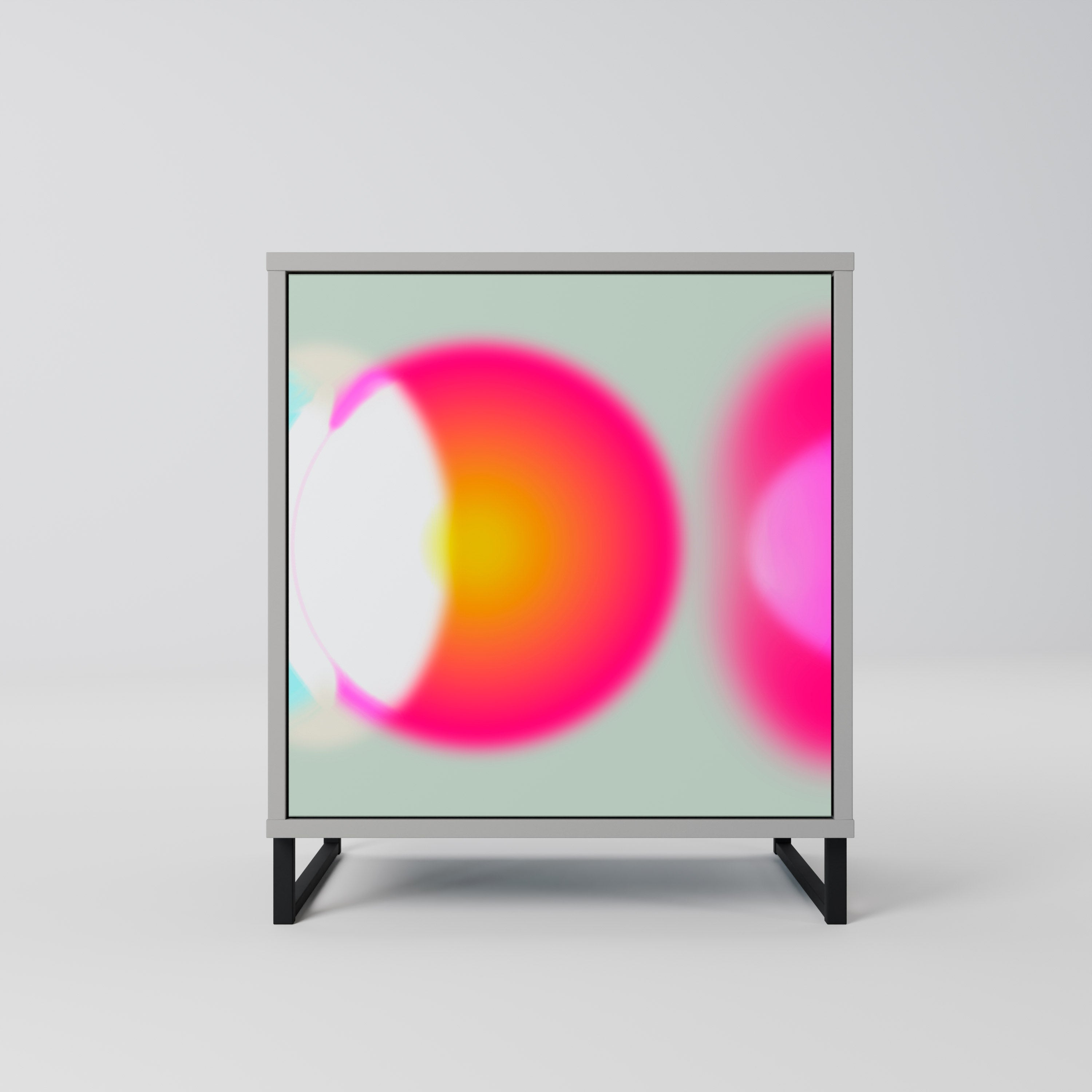 SYMPHONY OF COLORS Komoda 1-drzwiowa korpus Szary