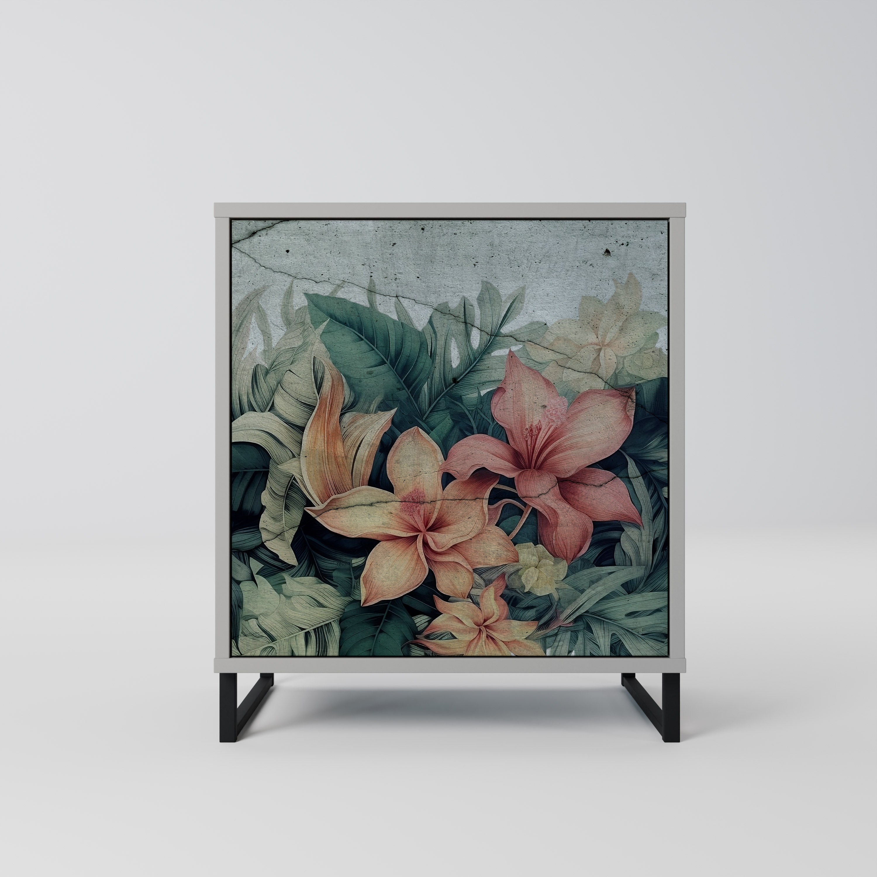 HEAVENLY BLOOM Komoda 1-drzwiowa korpus Szary