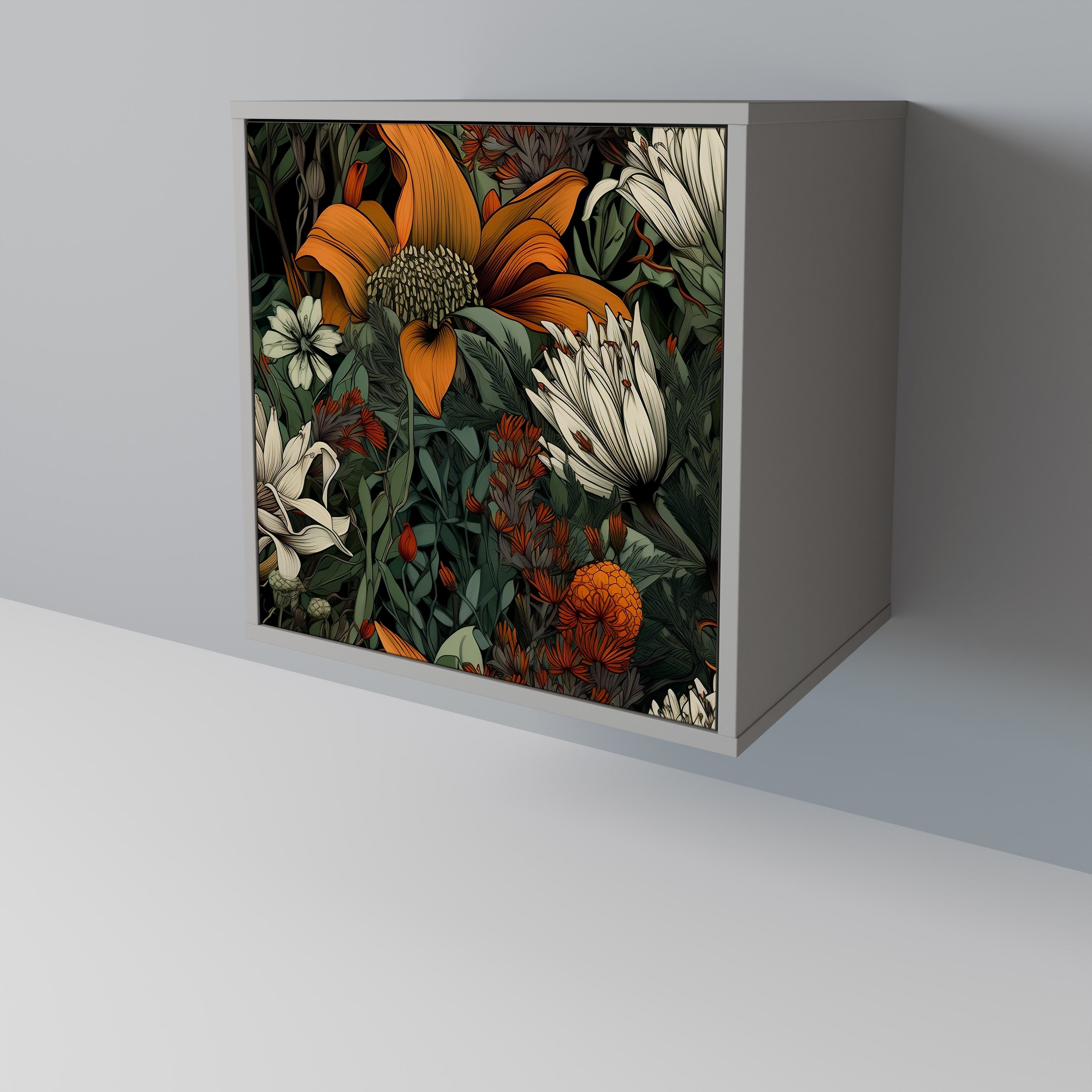 MIDNIGHT SPROUT Komoda 1-drzwiowa korpus Szary