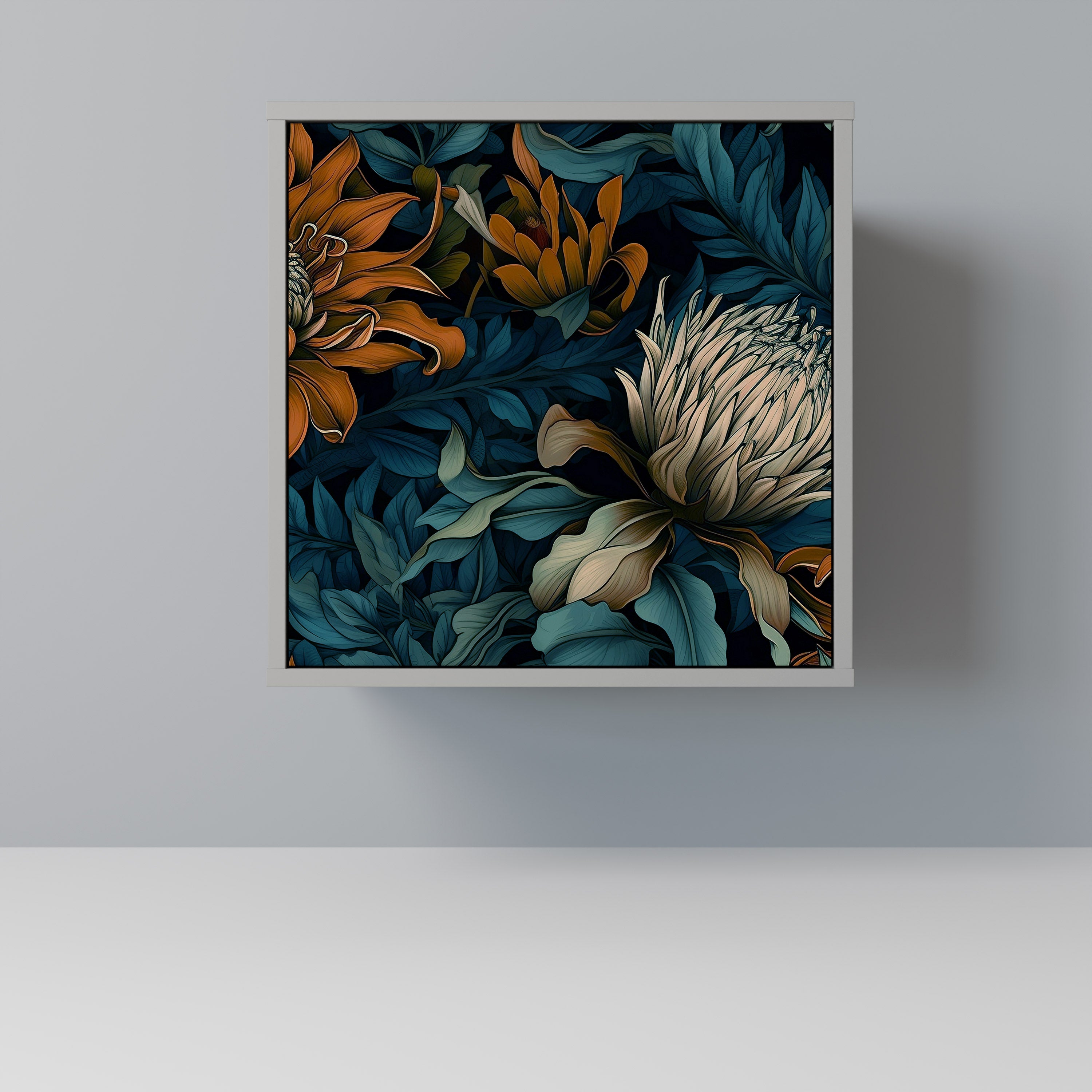 MORNING BLOOM Komoda 1-drzwiowa korpus Szary