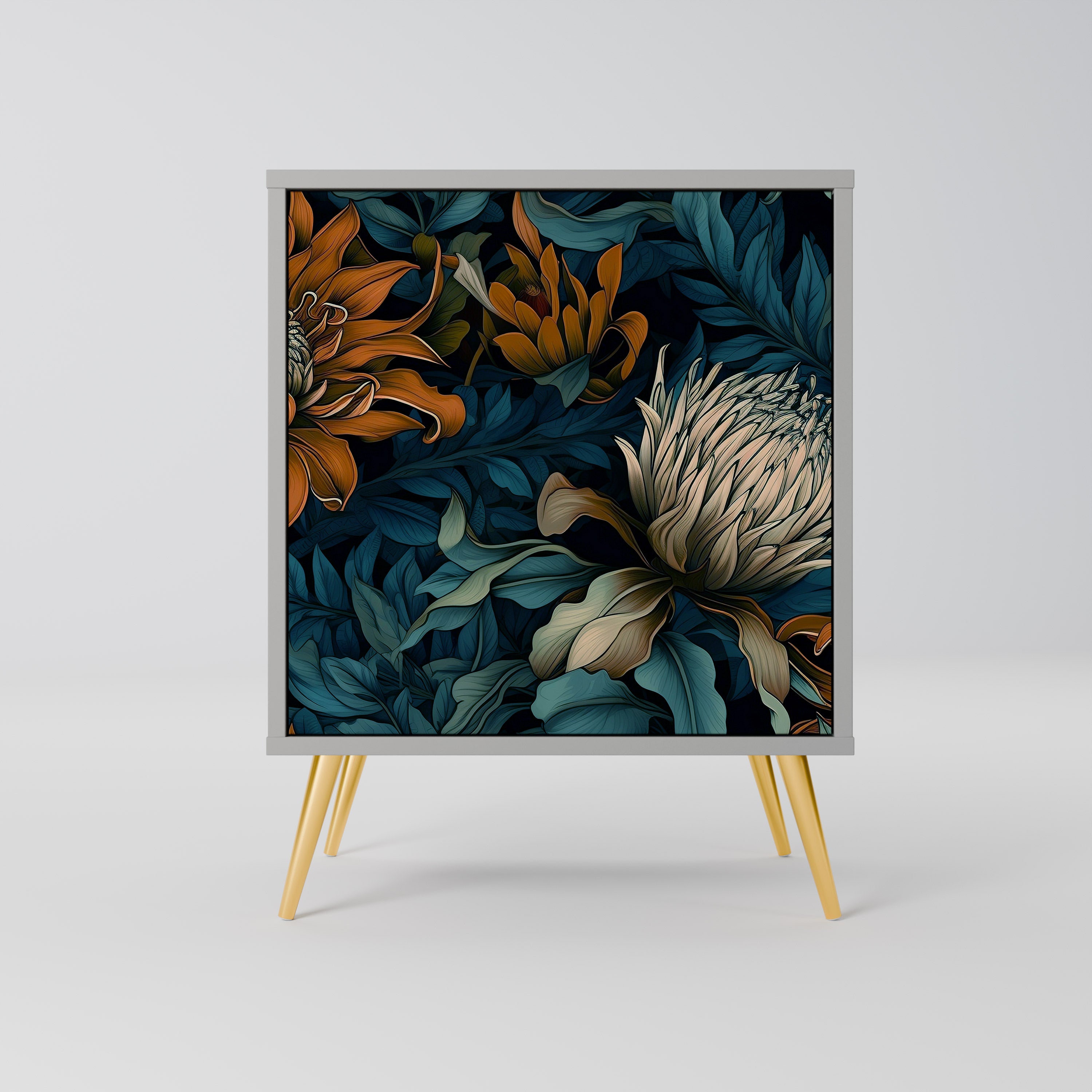 MORNING BLOOM Komoda 1-drzwiowa korpus Szary