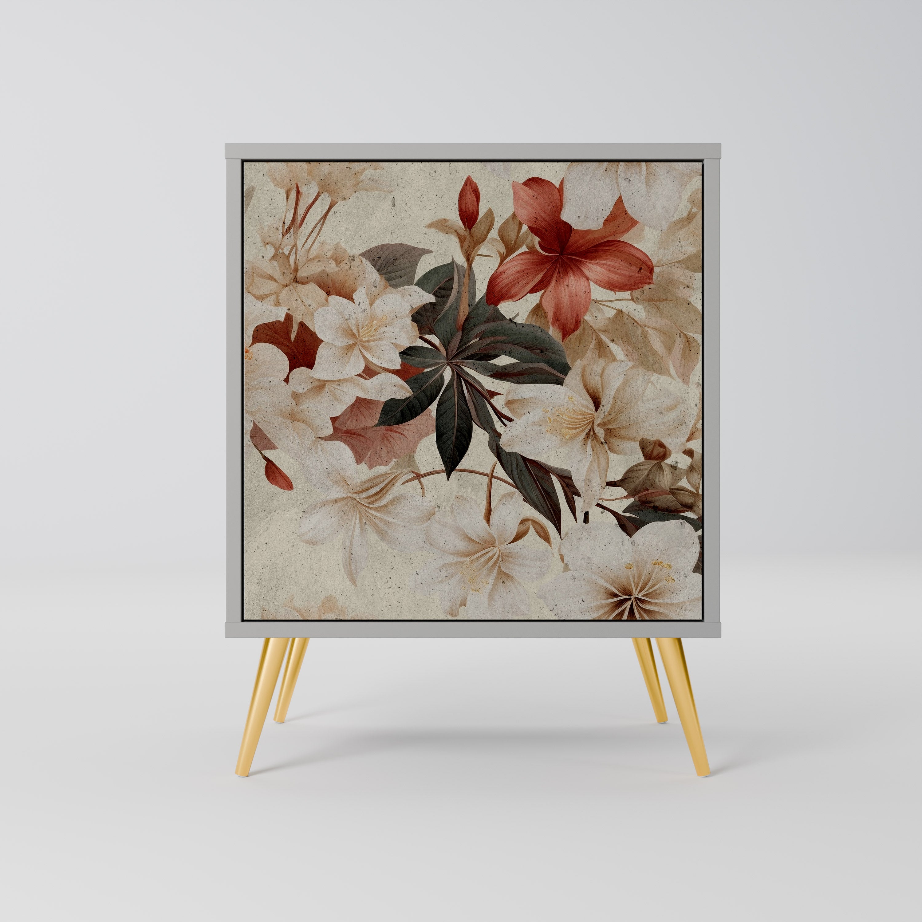 PETAL HARMONY Komoda 1-drzwiowa korpus Szary