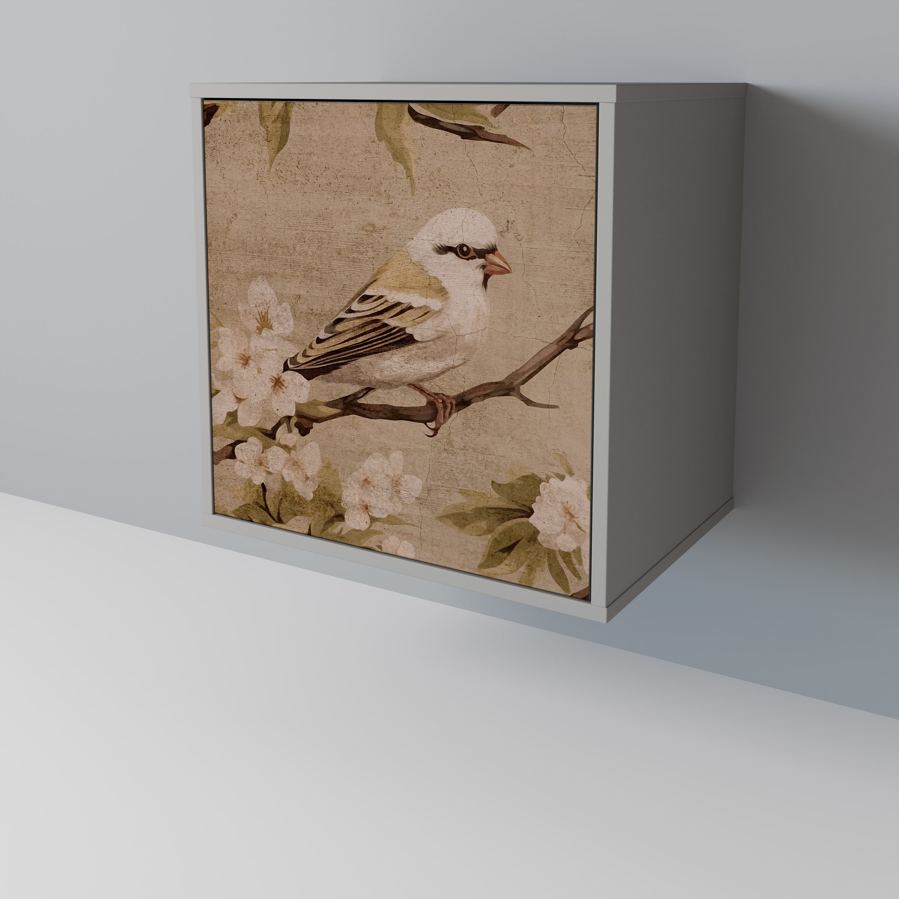 PETAL DISTINGUISH Komoda 1-drzwiowa korpus Szary