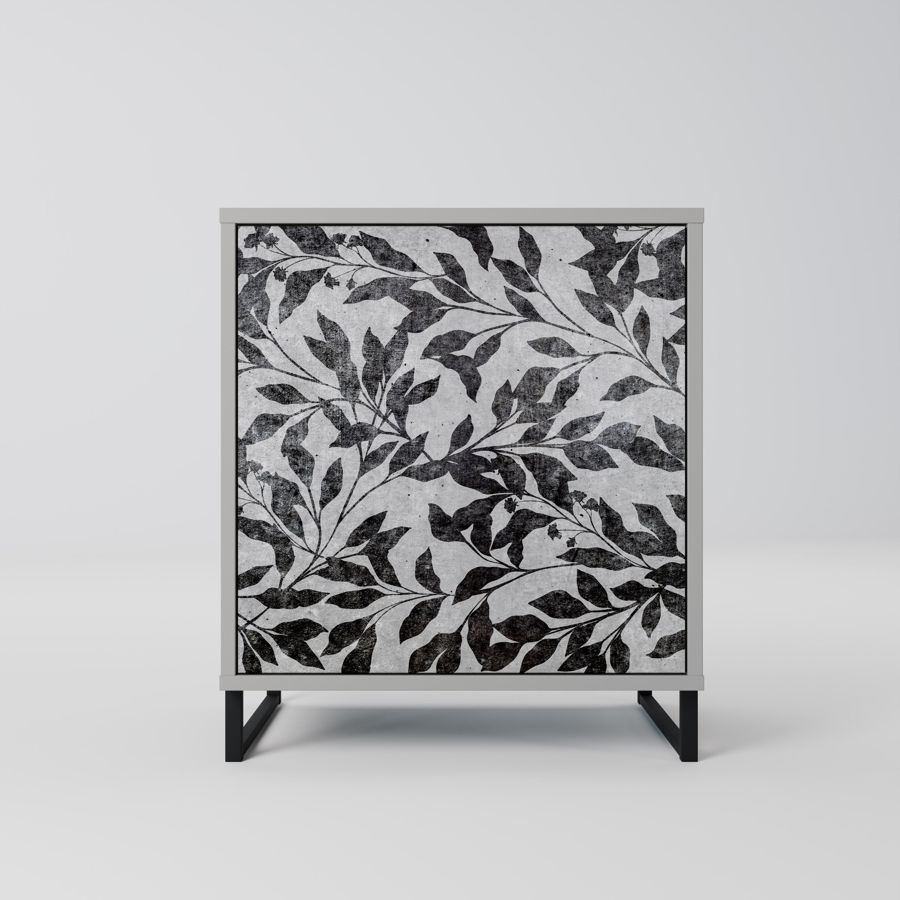 CHARCOAL SPROUT Komoda 1-drzwiowa korpus Szary