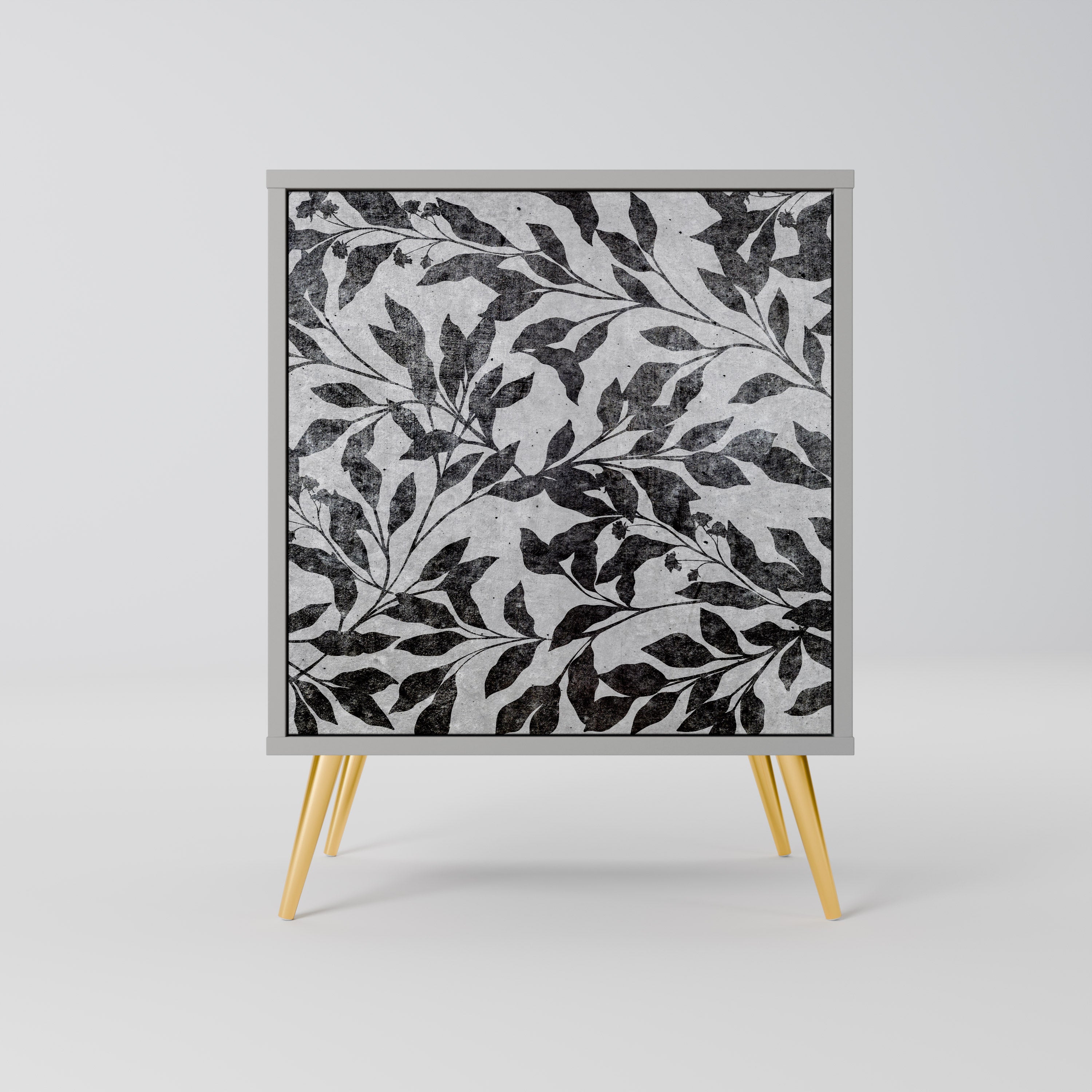 CHARCOAL SPROUT Komoda 1-drzwiowa korpus Szary