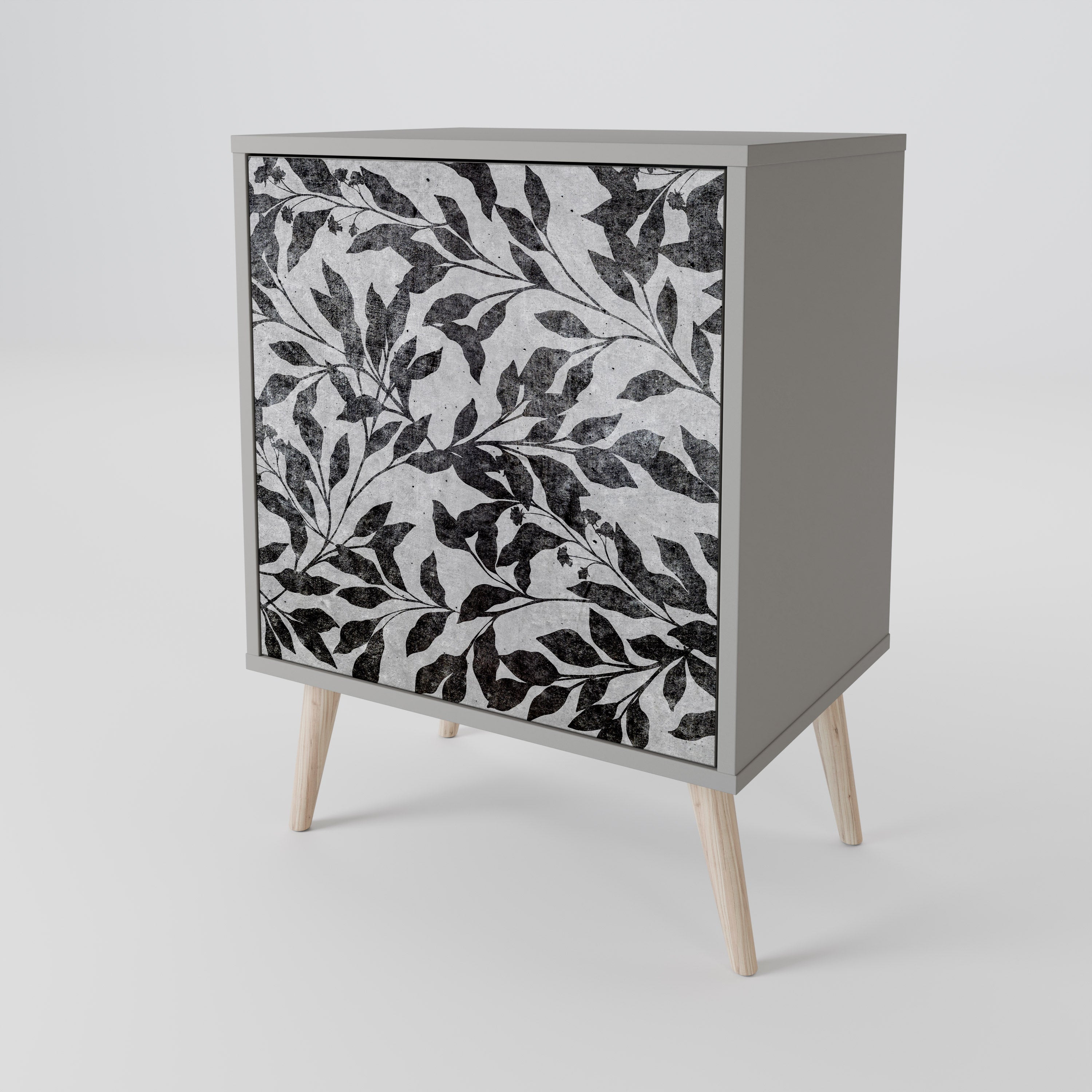 CHARCOAL SPROUT Komoda 1-drzwiowa korpus Szary