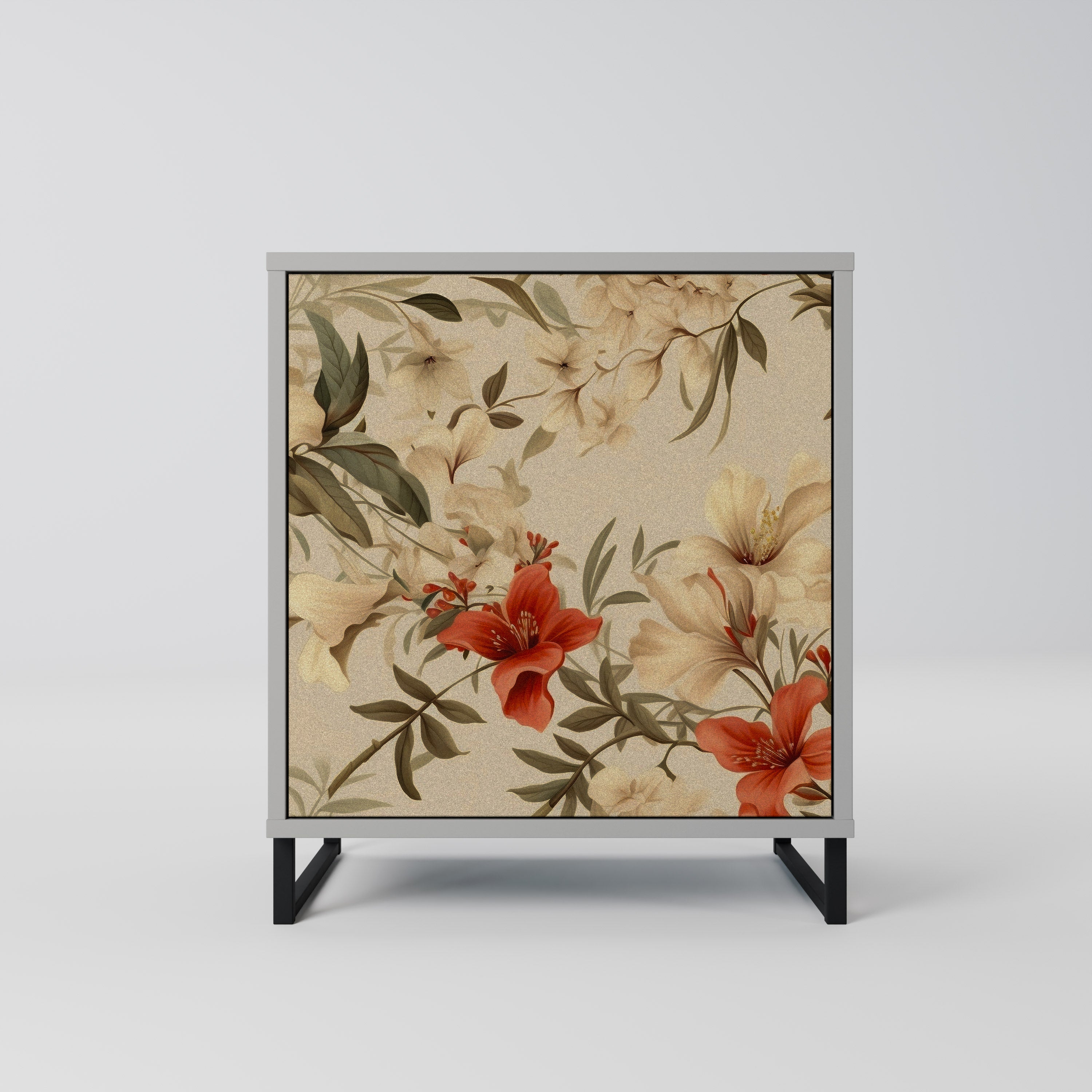 BLOOMING HARMONY Komoda 1-drzwiowa korpus Szary