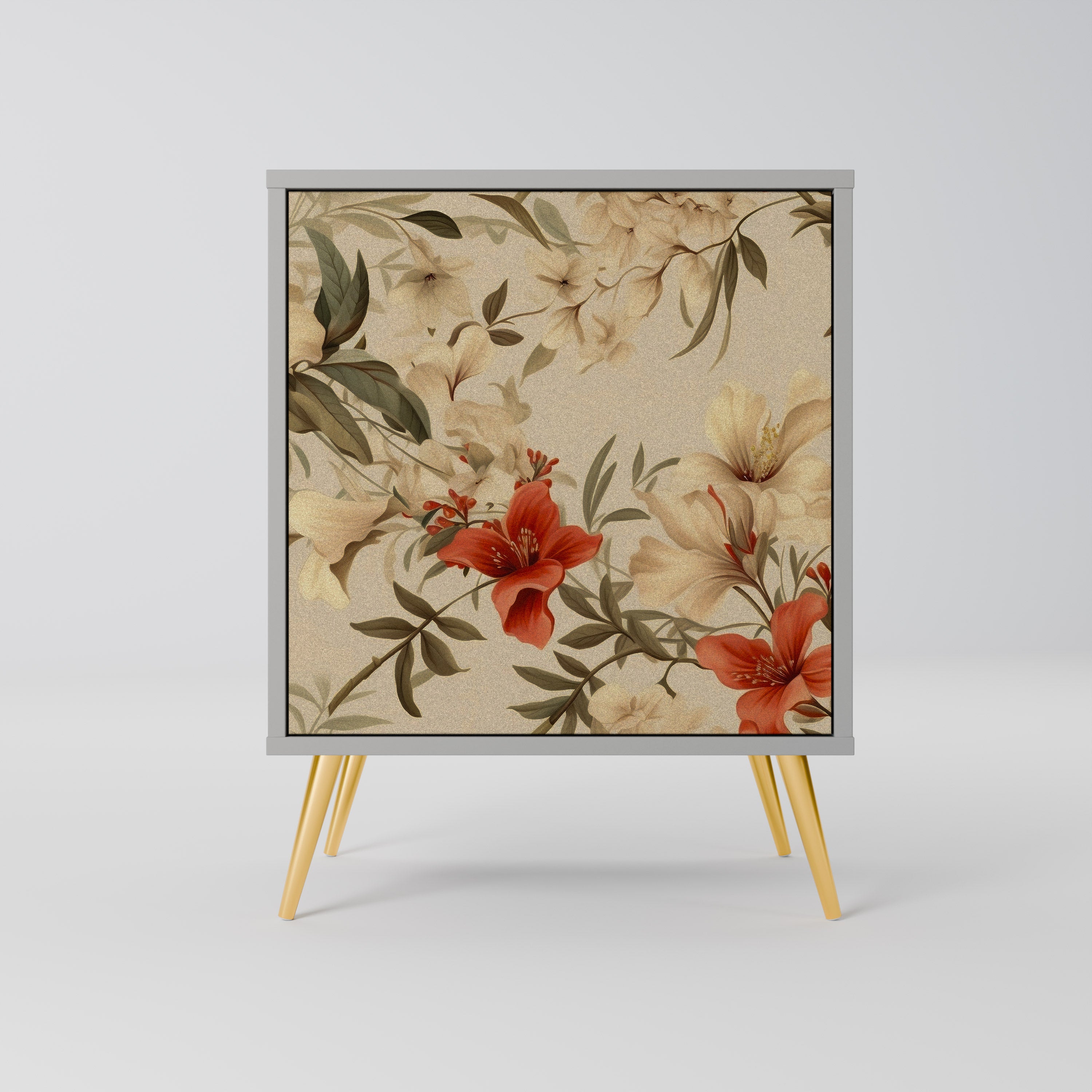 BLOOMING HARMONY Komoda 1-drzwiowa korpus Szary