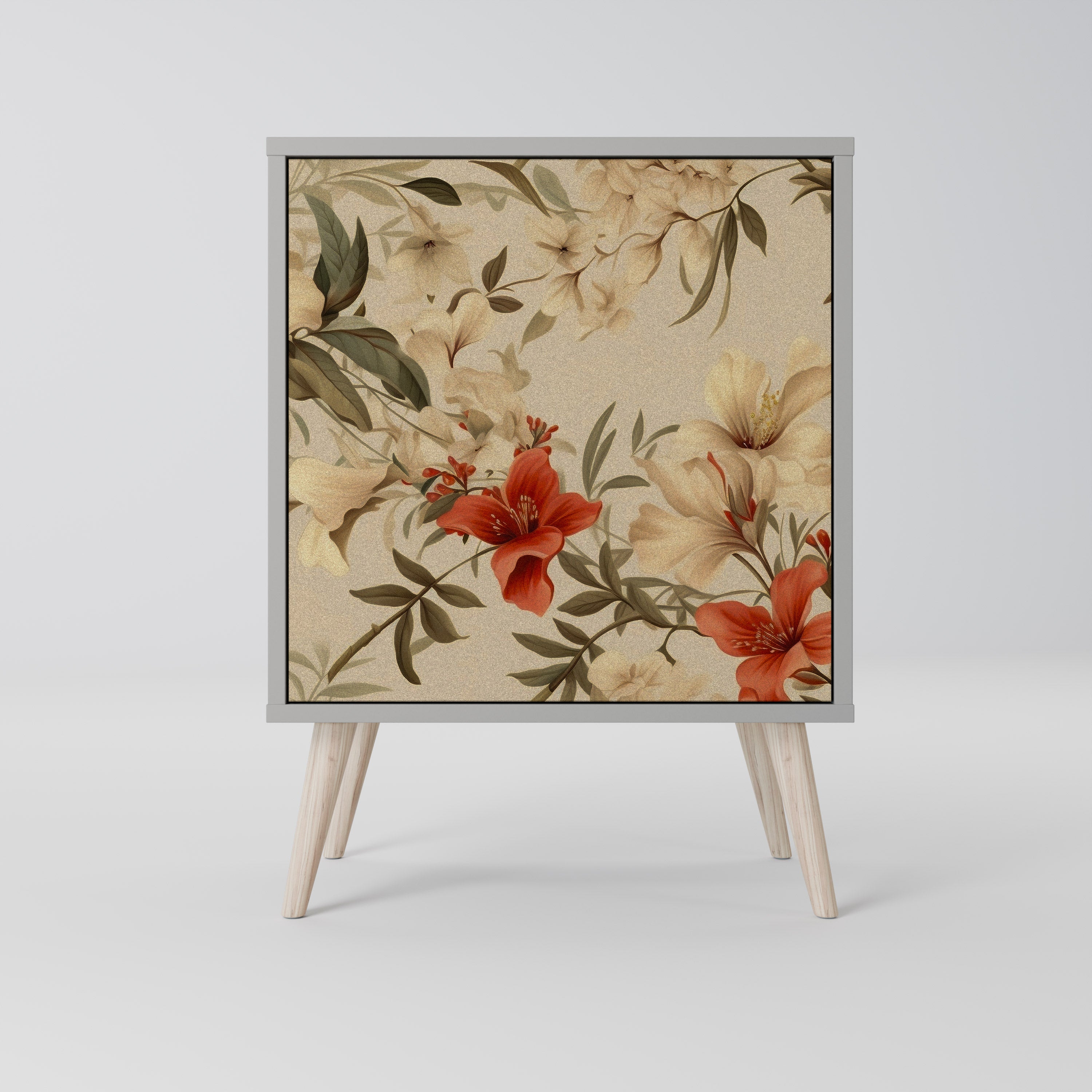 BLOOMING HARMONY Komoda 1-drzwiowa korpus Szary