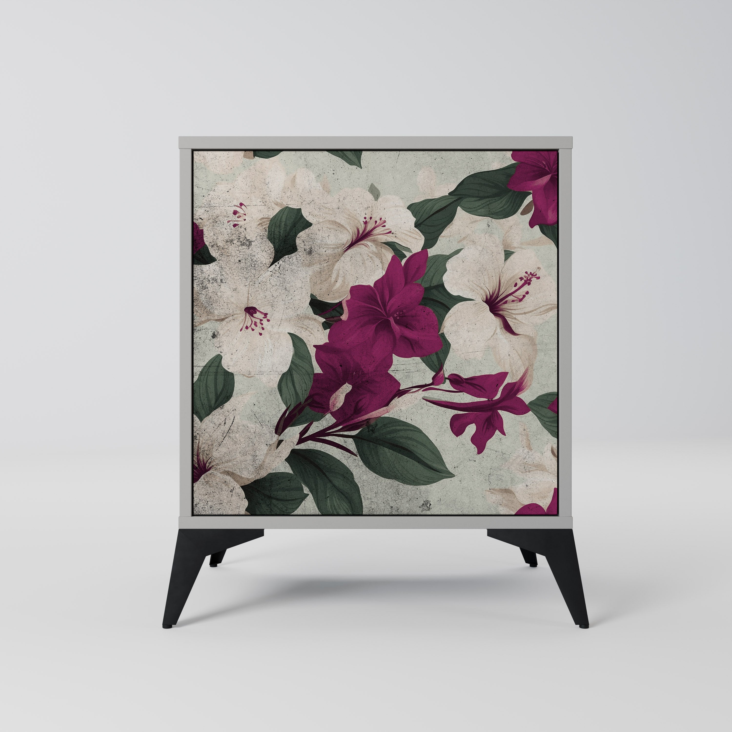 FLOWERET DREAM Komoda 1-drzwiowa korpus Szary