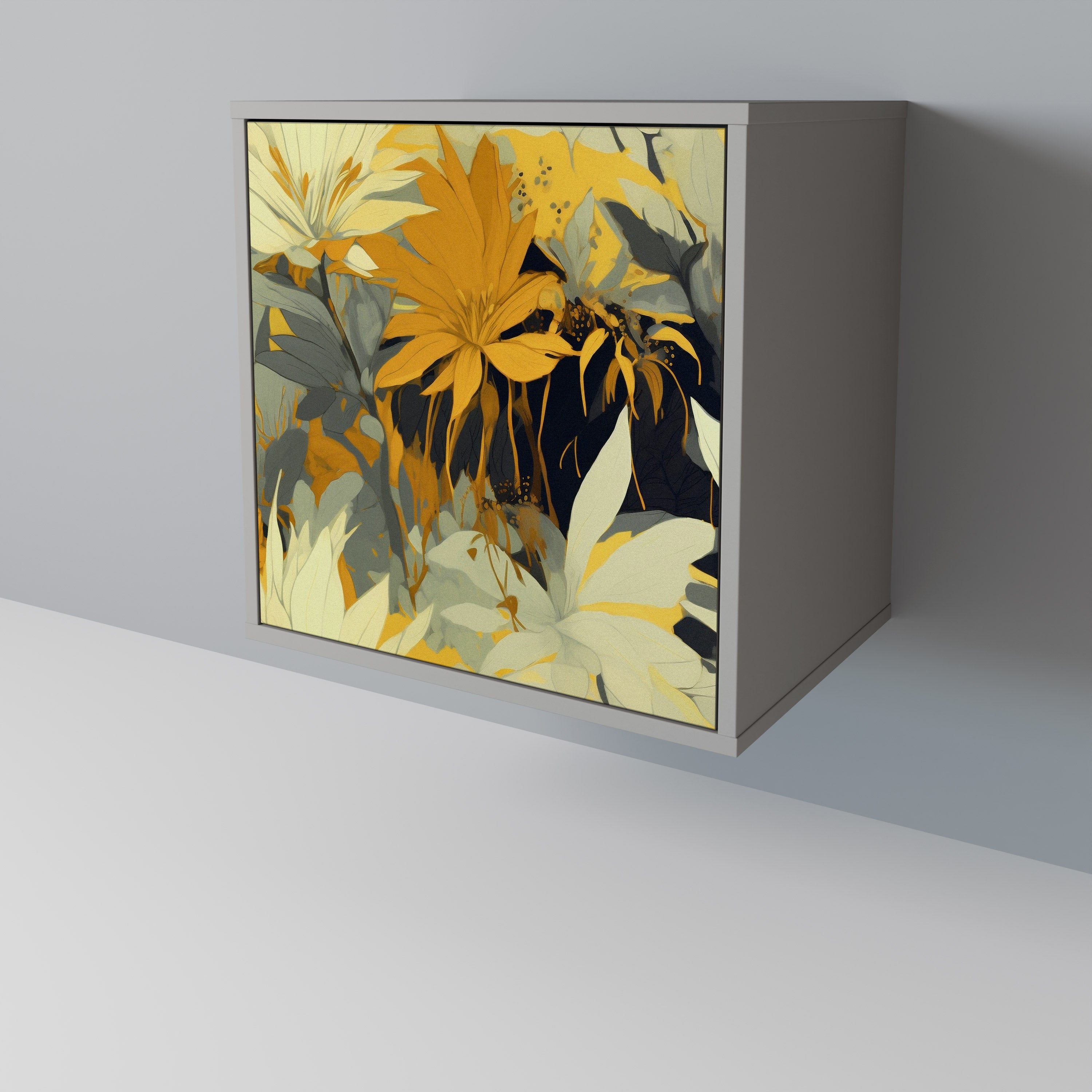 SUNKISSED LILY Komoda 1-drzwiowa korpus Szary