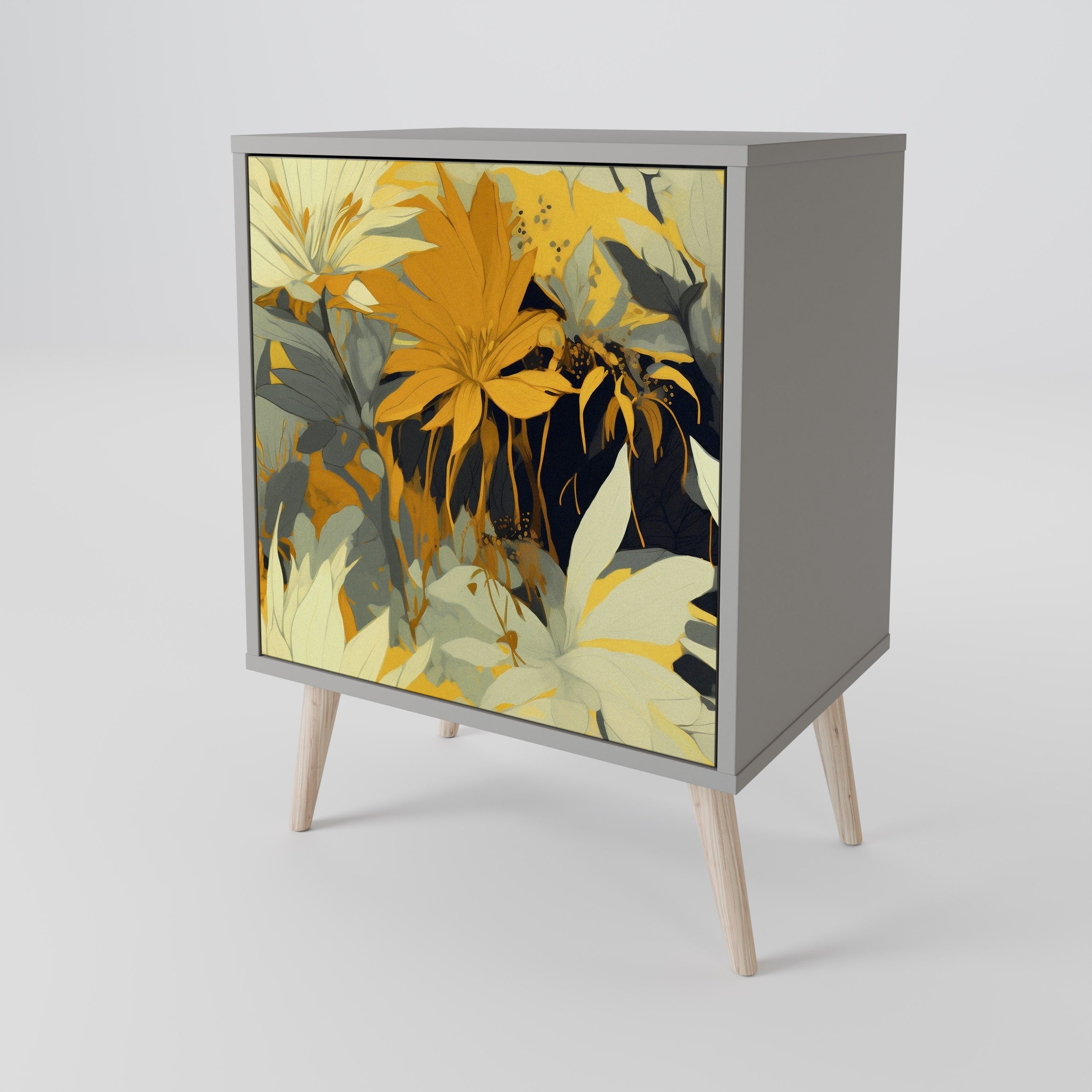 SUNKISSED LILY Komoda 1-drzwiowa korpus Szary