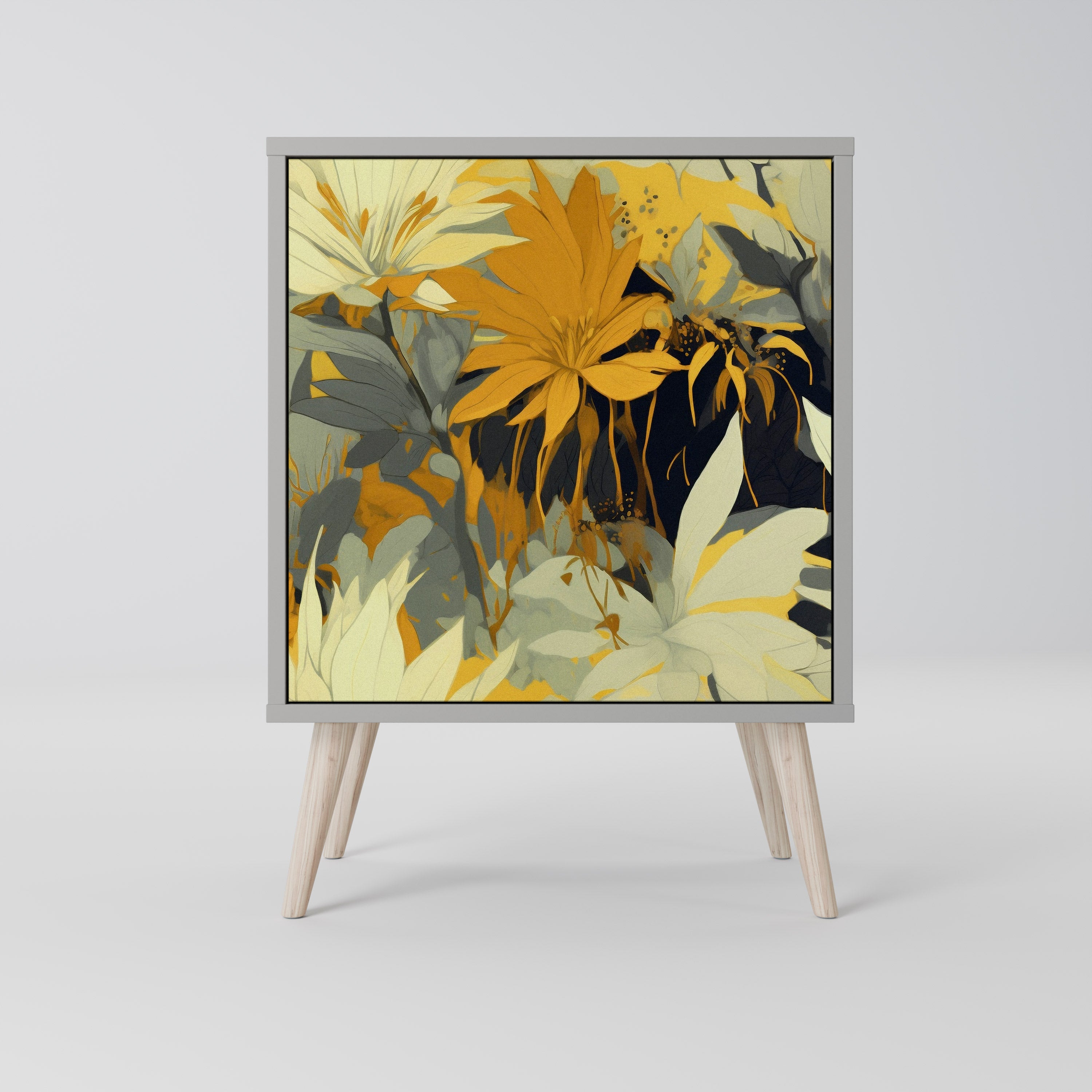 SUNKISSED LILY Komoda 1-drzwiowa korpus Szary