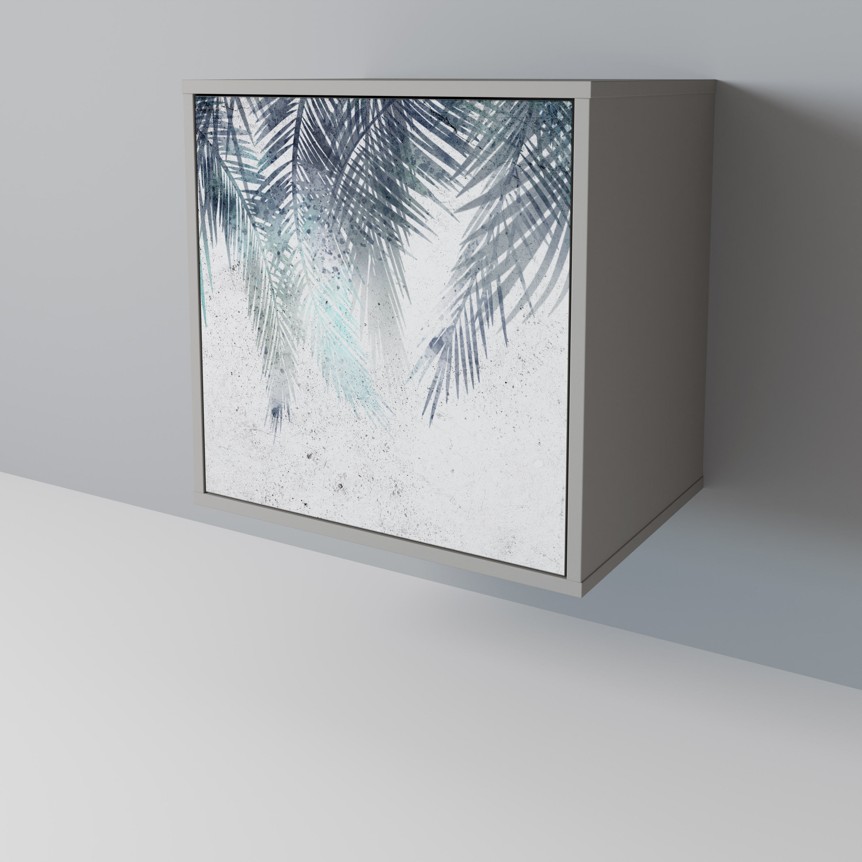 PALM VEIL Komoda 1-drzwiowa korpus Szary