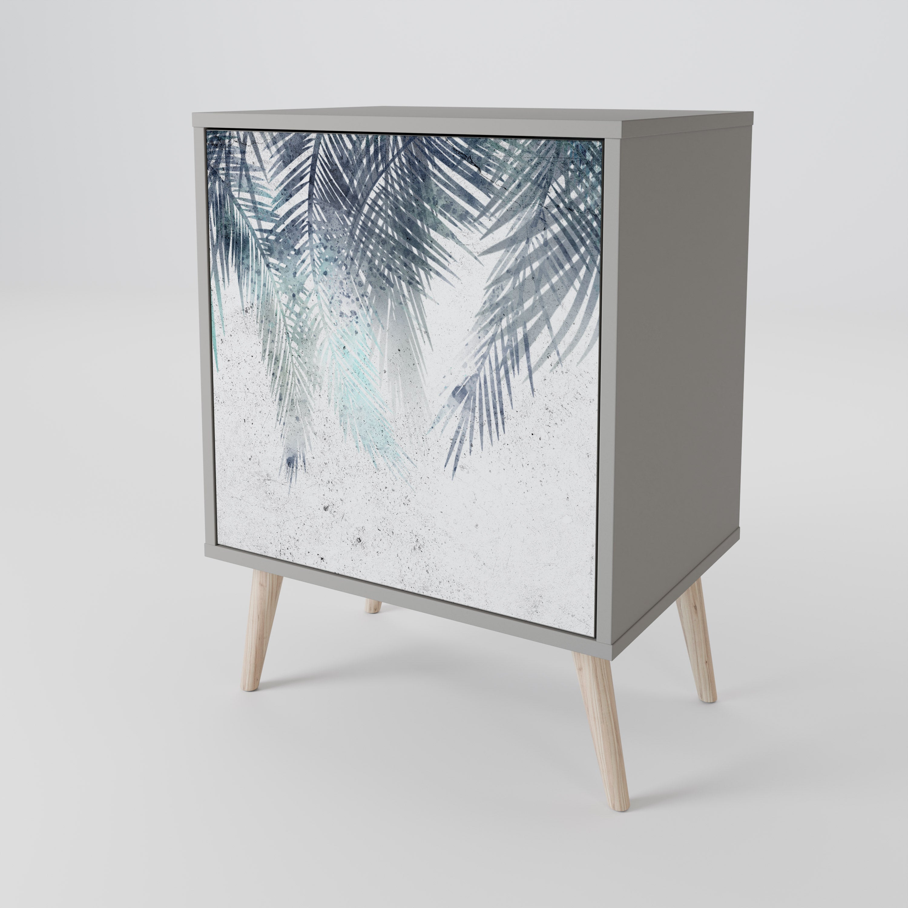 PALM VEIL Komoda 1-drzwiowa korpus Szary