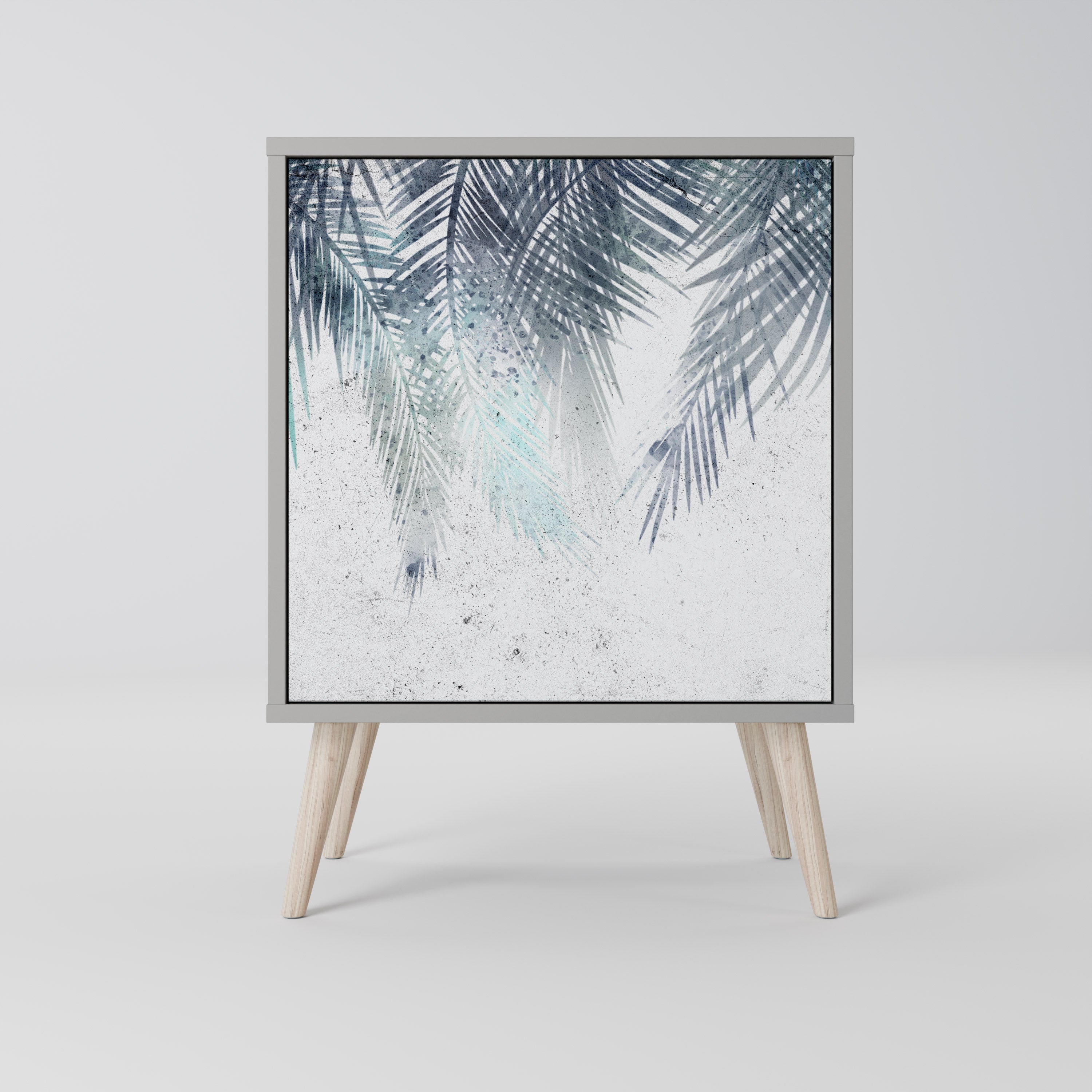 PALM VEIL Komoda 1-drzwiowa korpus Szary