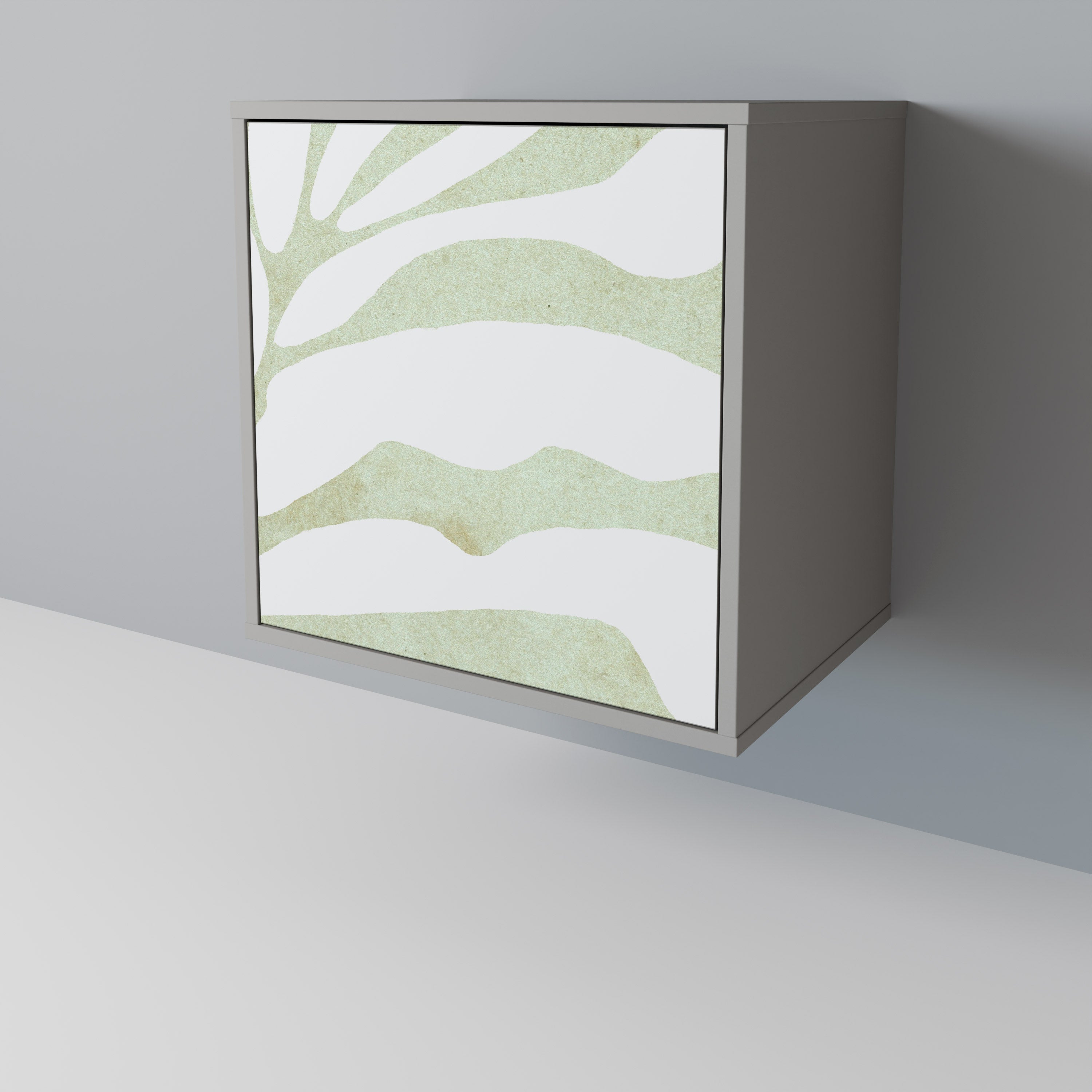 BOTANICAL SPARK Komoda 1-drzwiowa korpus Szary