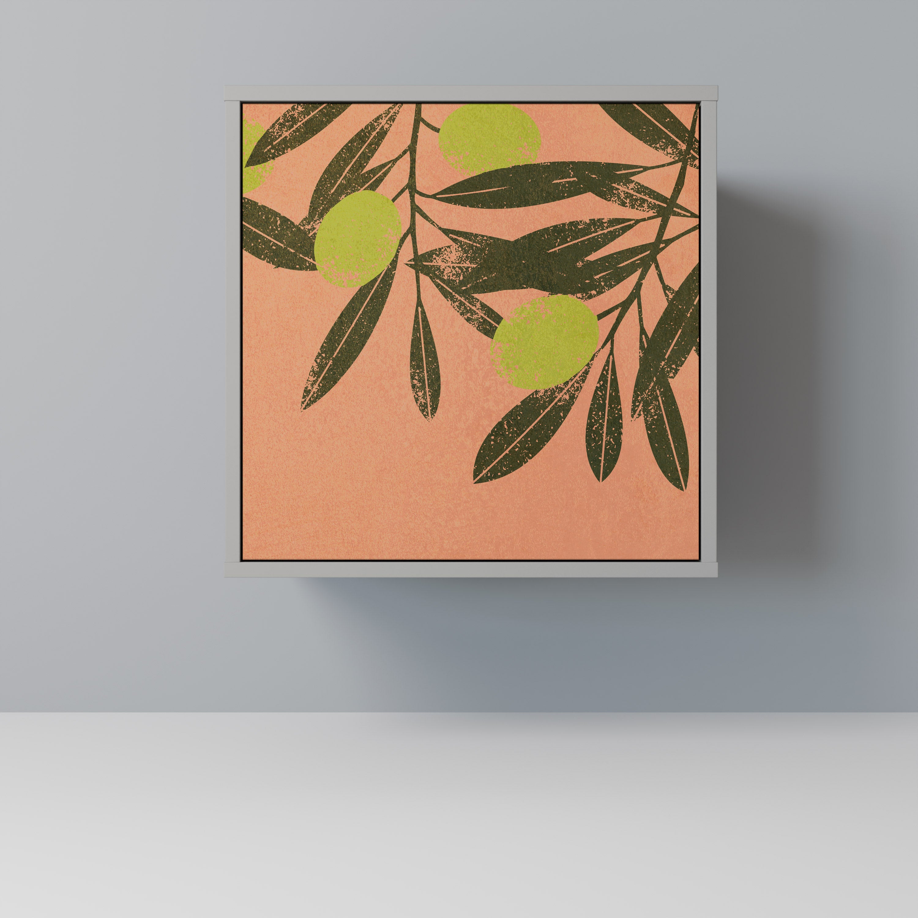 JUICY OLIVES Komoda 1-drzwiowa korpus Szary