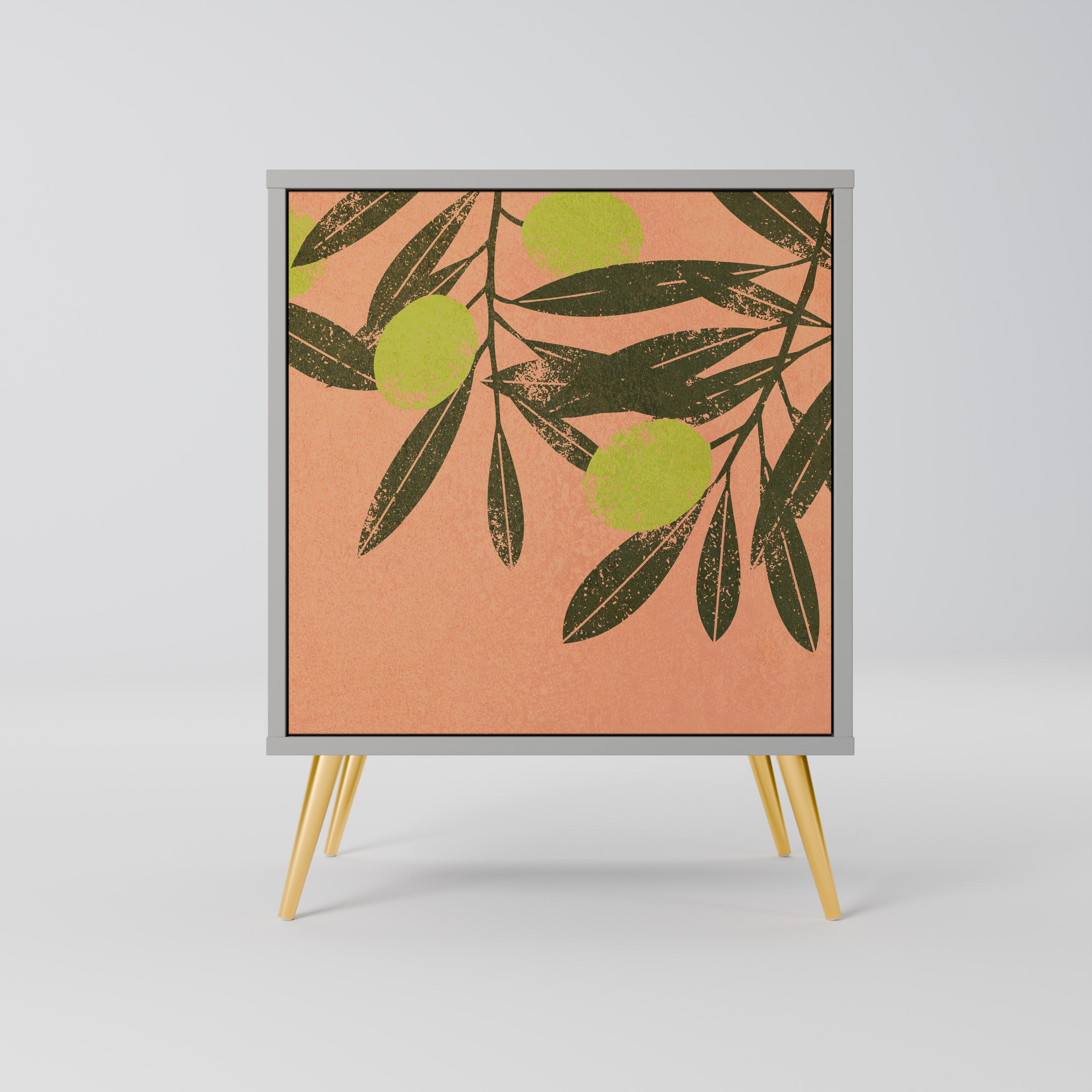 JUICY OLIVES Komoda 1-drzwiowa korpus Szary