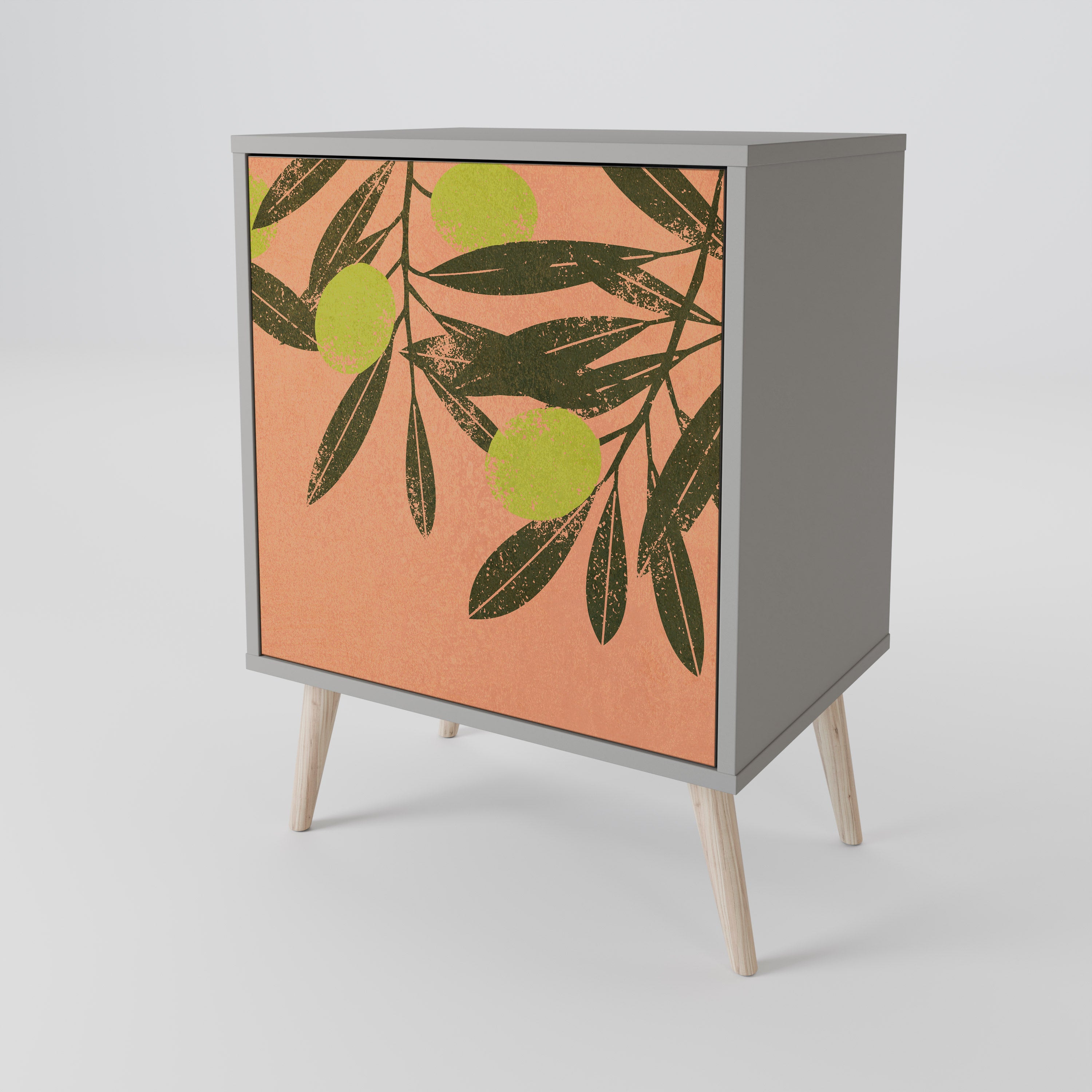 JUICY OLIVES Komoda 1-drzwiowa korpus Szary