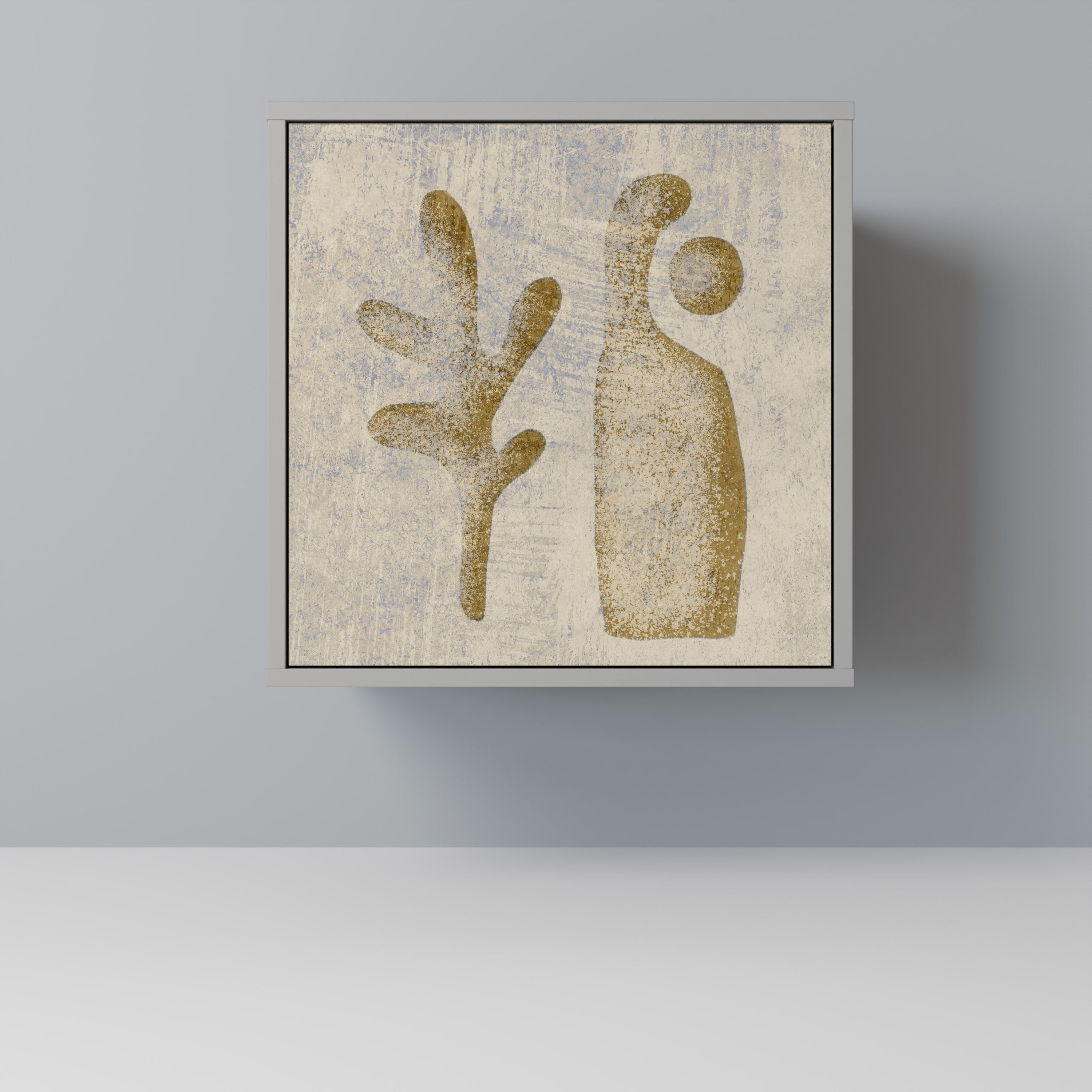 SAND SCULPTURES Komoda 1-drzwiowa korpus Szary