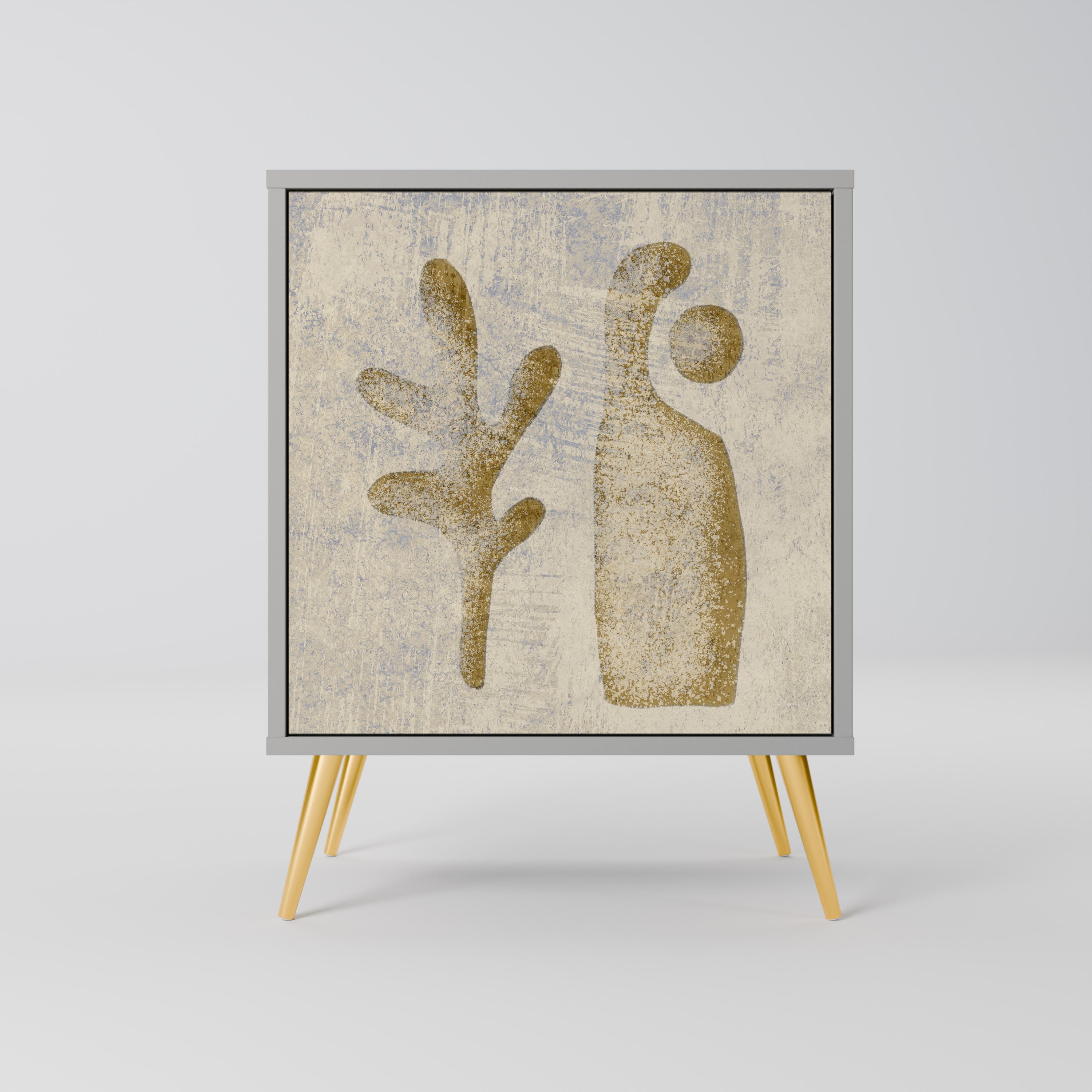 SAND SCULPTURES Komoda 1-drzwiowa korpus Szary