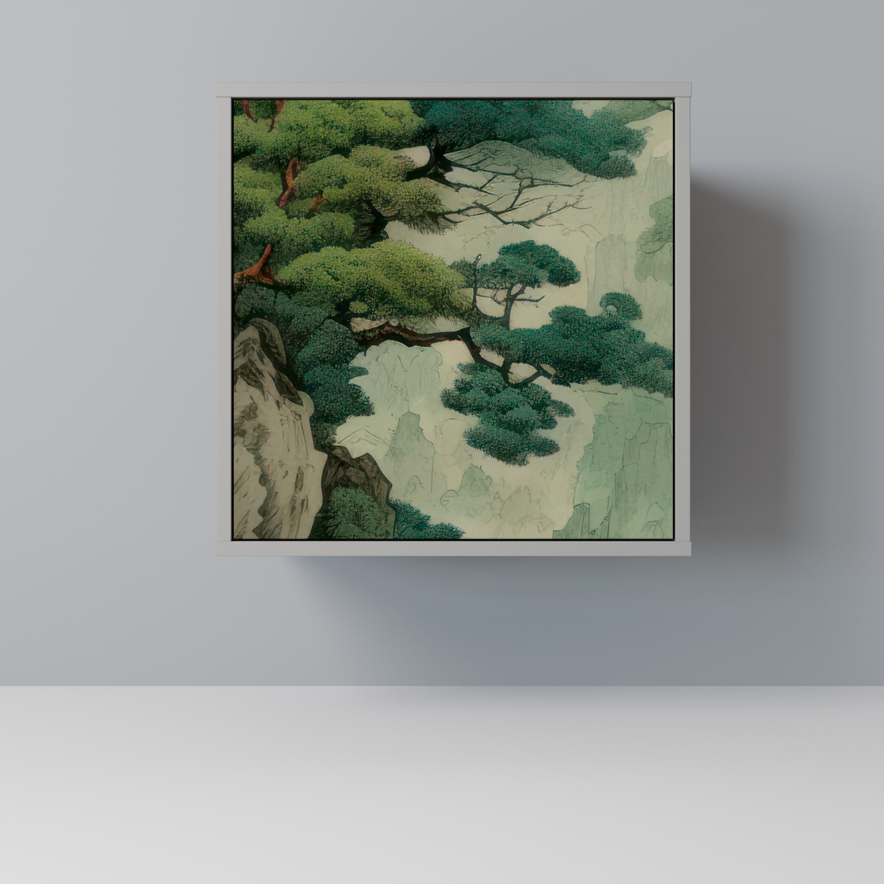 VERDURE ABYSS Komoda 1-drzwiowa korpus Szary