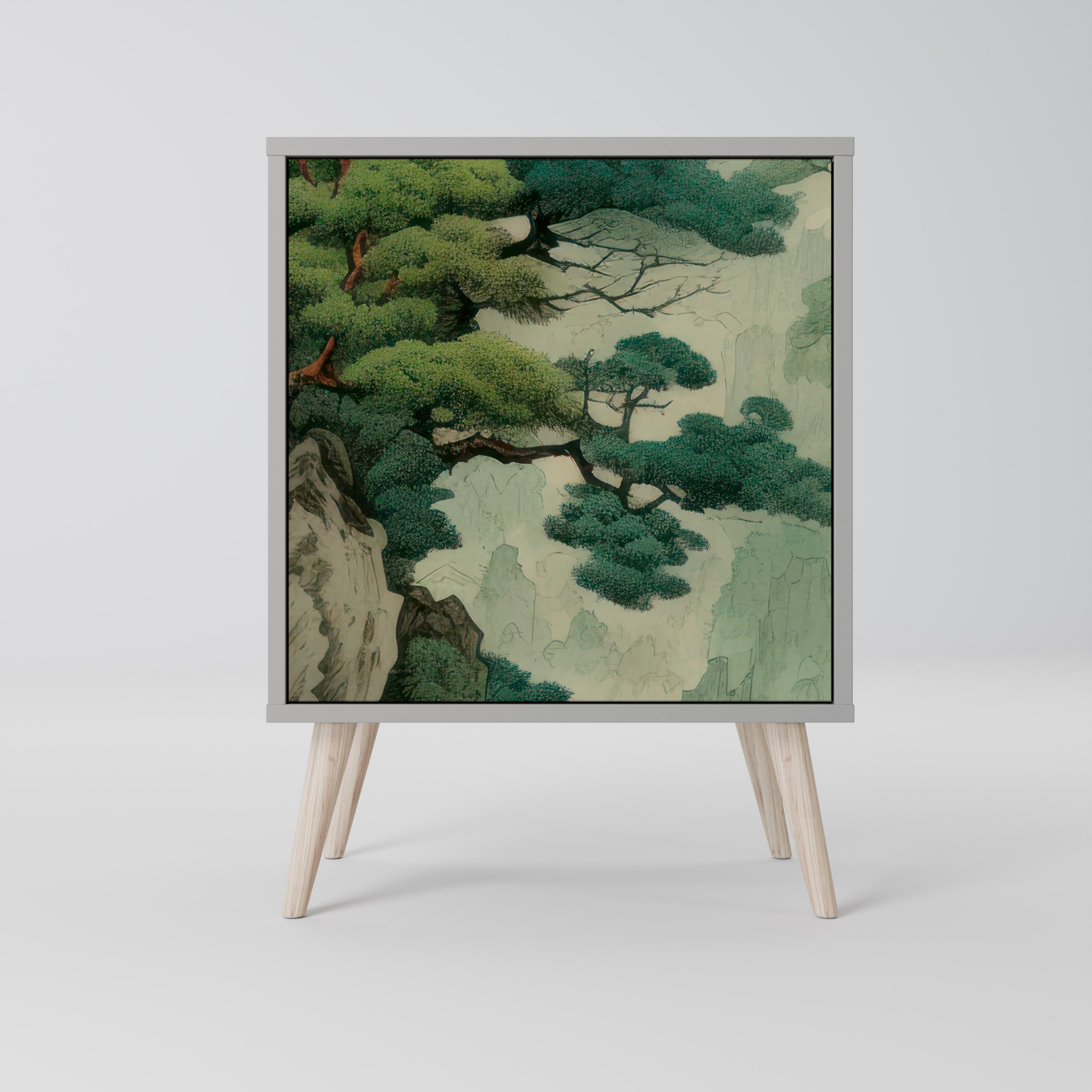 VERDURE ABYSS Komoda 1-drzwiowa korpus Szary