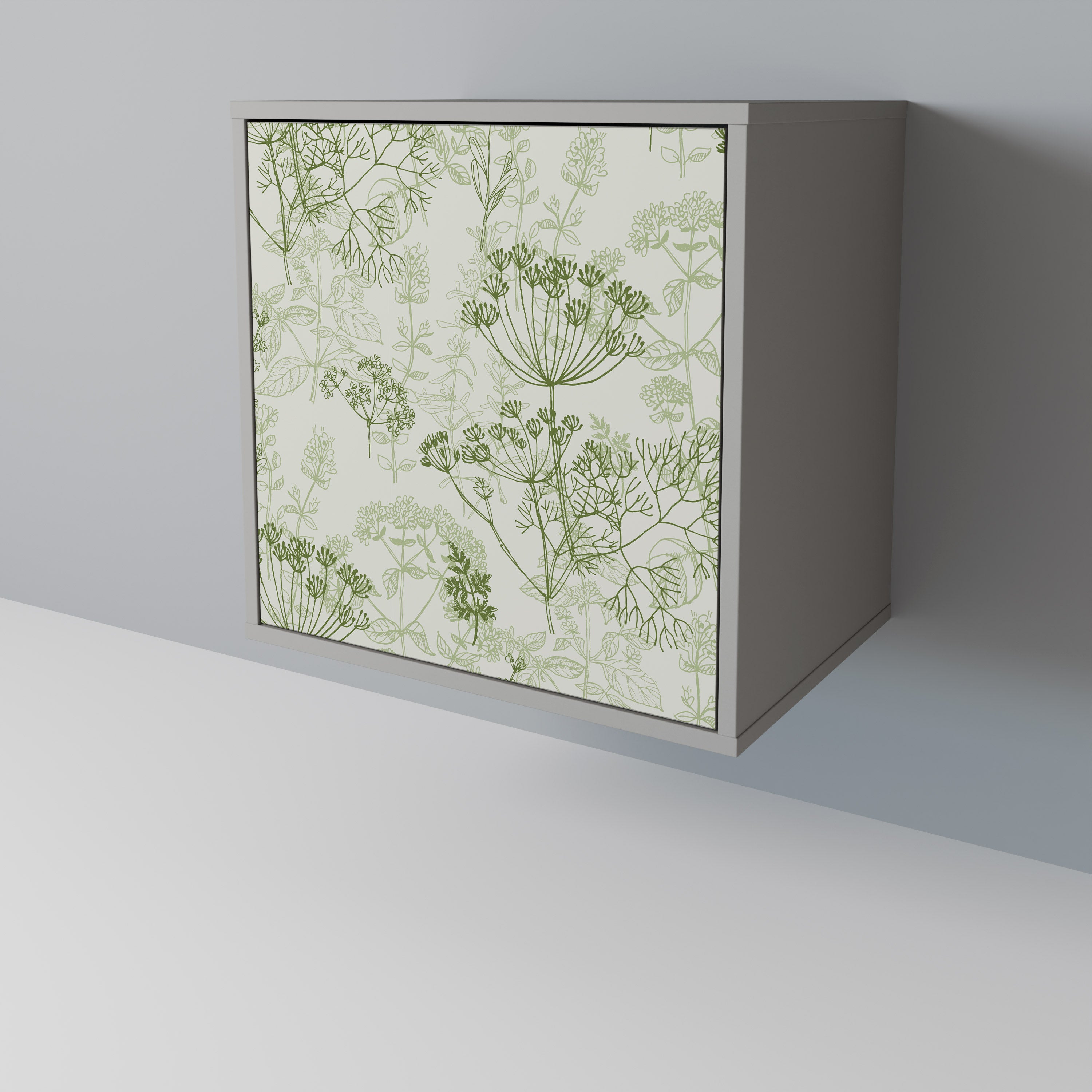 FENNEL BALDACHIN Komoda 1-drzwiowa korpus Szary