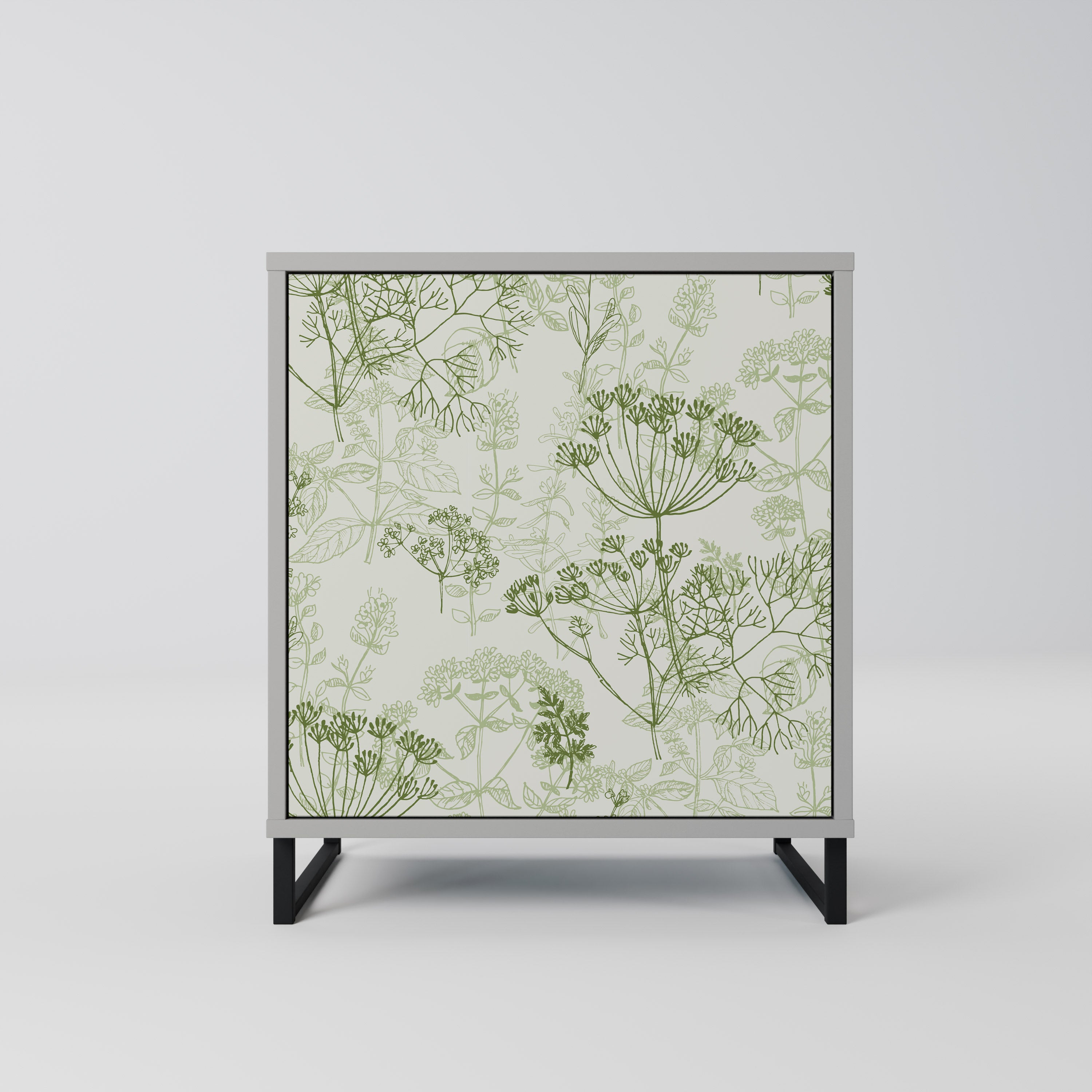 FENNEL BALDACHIN Komoda 1-drzwiowa korpus Szary