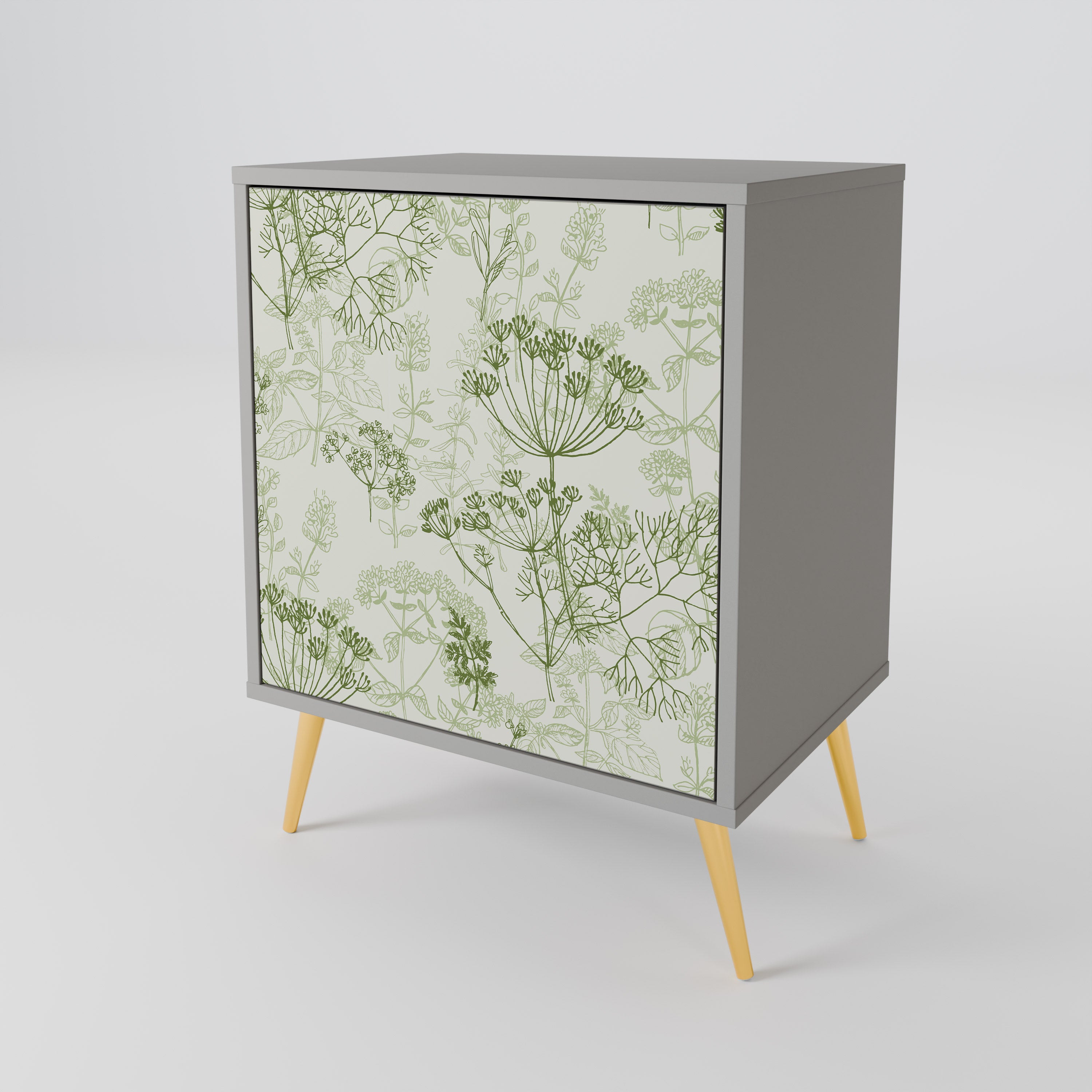 FENNEL BALDACHIN Komoda 1-drzwiowa korpus Szary