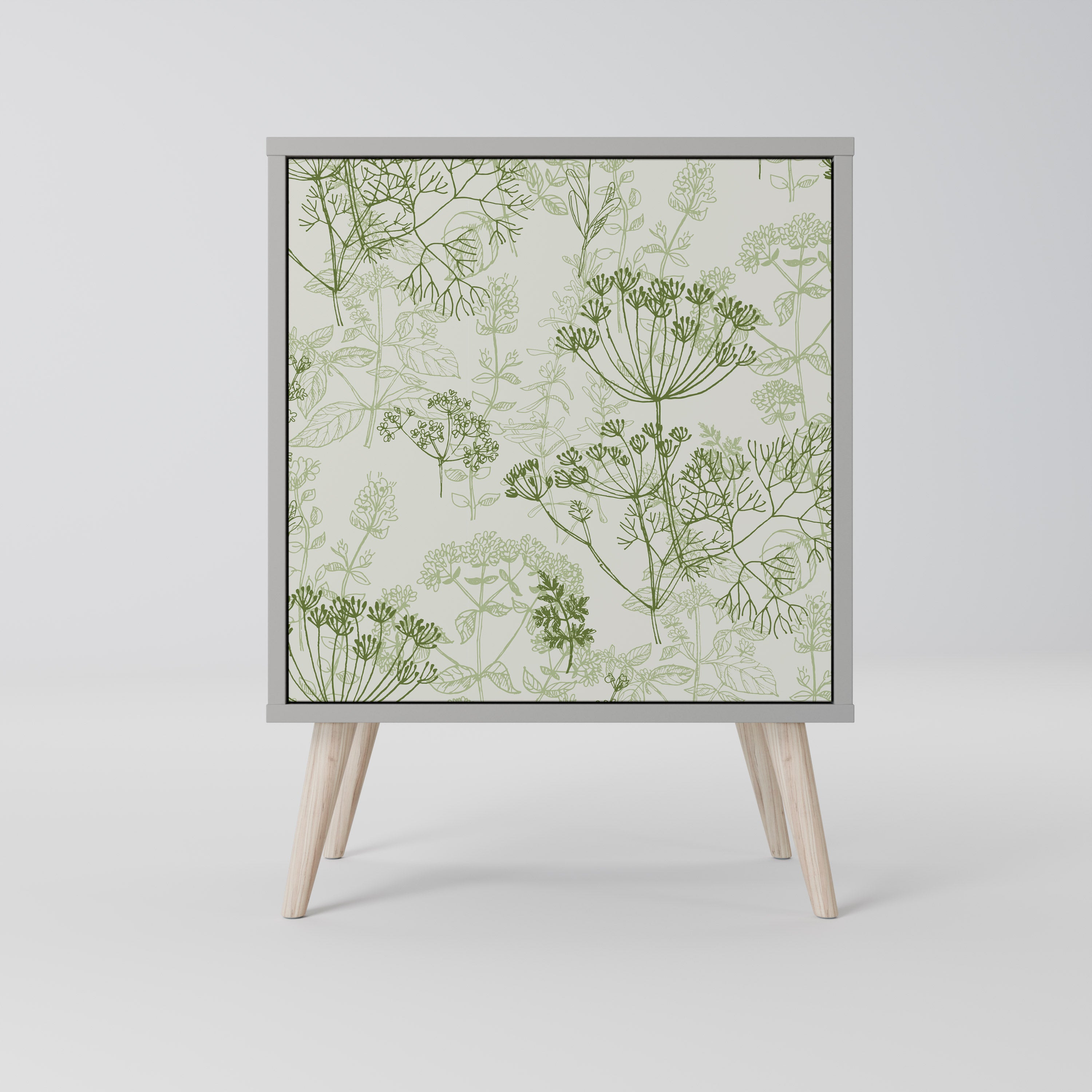 FENNEL BALDACHIN Komoda 1-drzwiowa korpus Szary